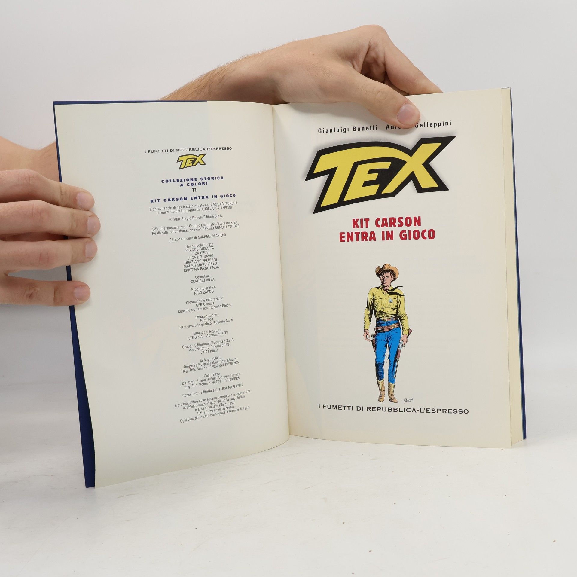 Various authors Tex 11. Kit carson entra in gioco
