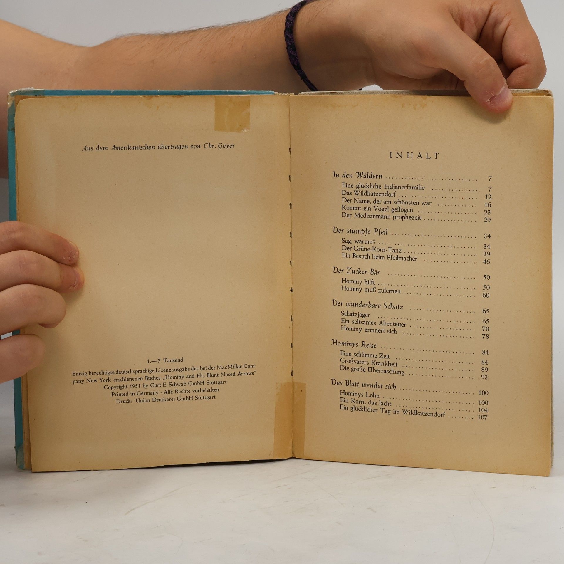 Miriam E. Mason Hominy, der Indianerbub