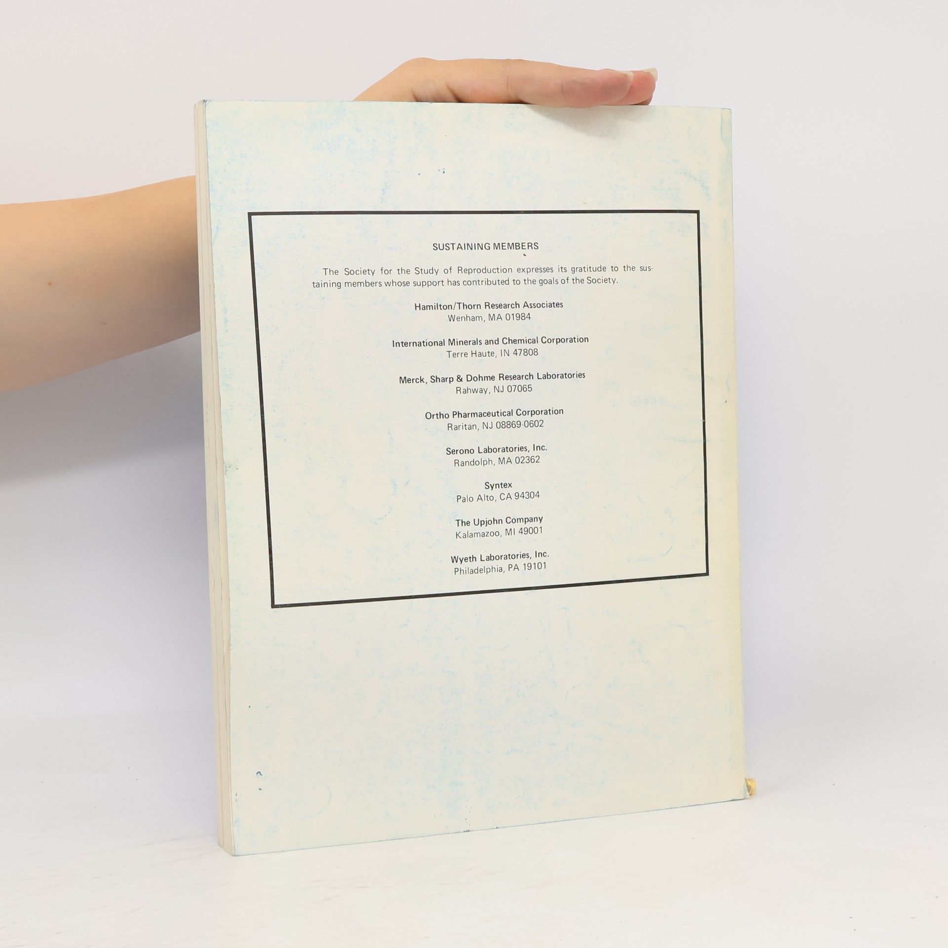 Autores varios Biology of Reproduction 37/1987. Number 1