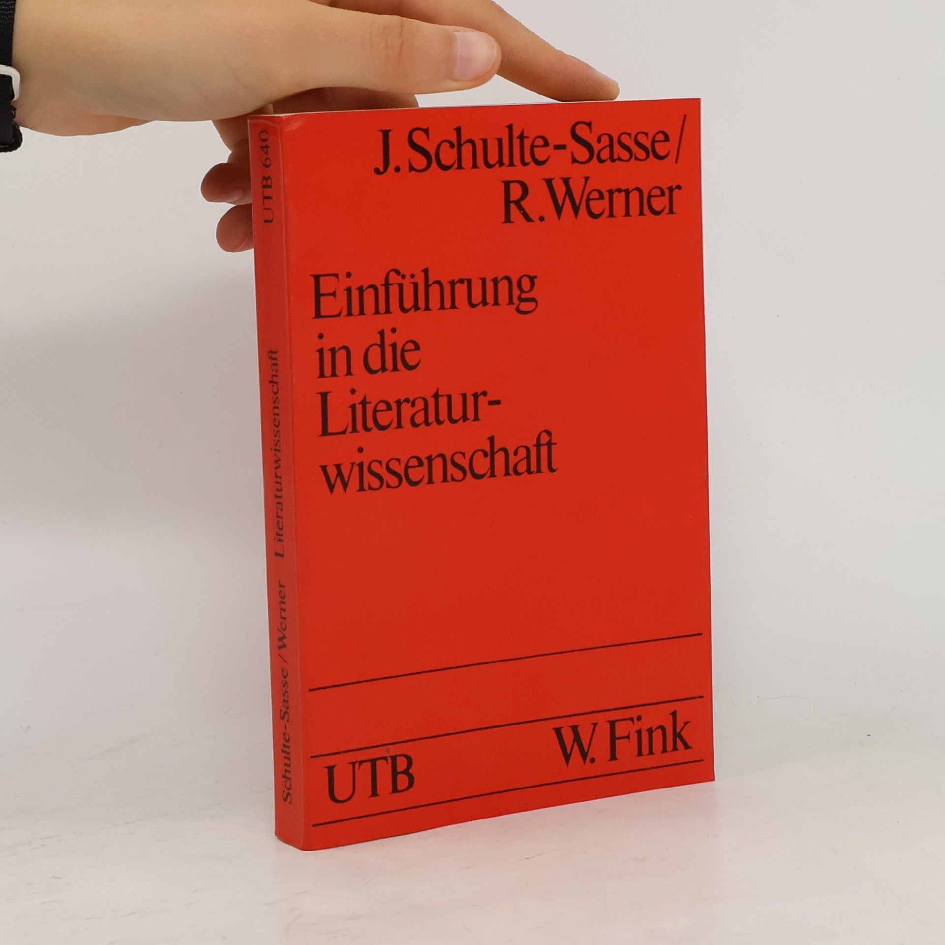 Einführung in die Literaturwissenschaft