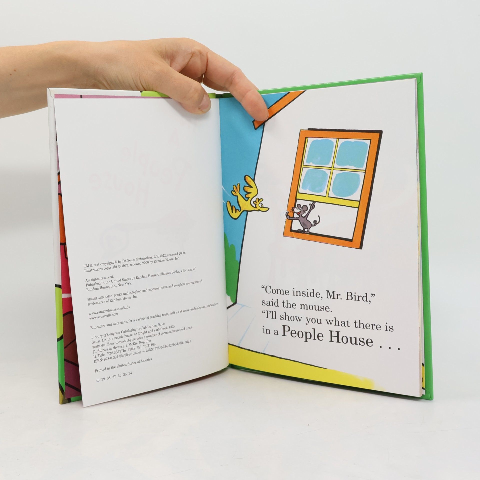 Dr. Seuss Bright and Early Books for Beginning Beginners: In a People House