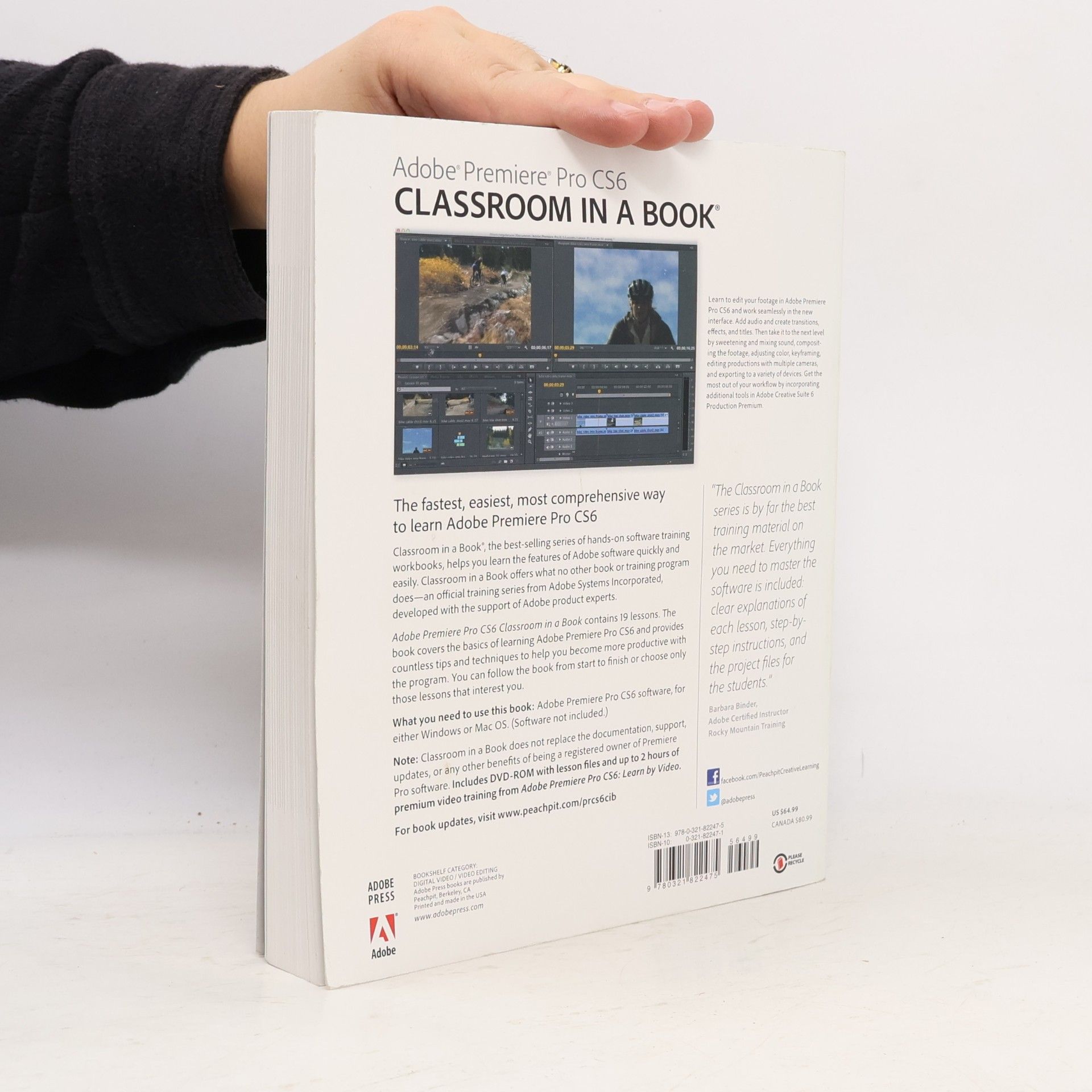 Adobe Creative Team Adobe Premiere Pro CS6 Classroom in a Book