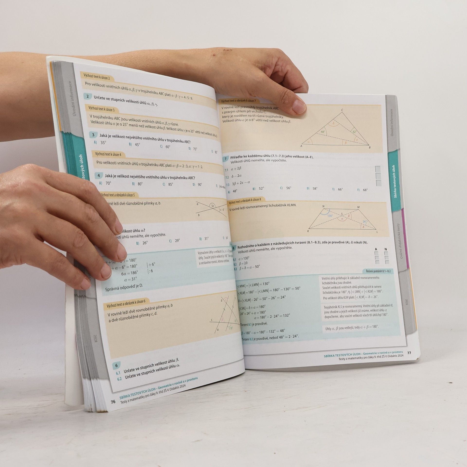Various authors Testy 2024-2025 z matematiky pro žáky 9. tříd ZŠ