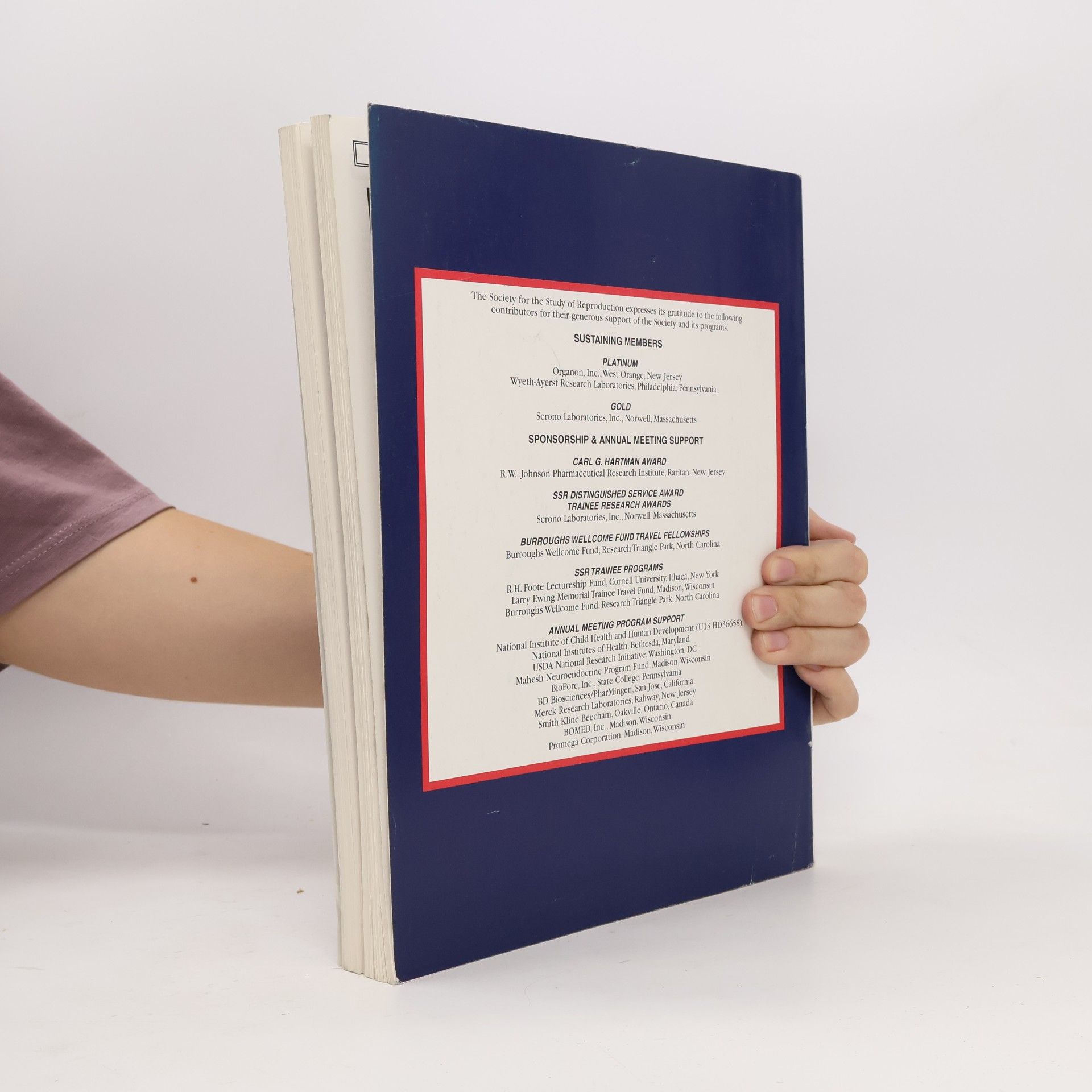 Collectif d'auteurs Biology of Reproduction