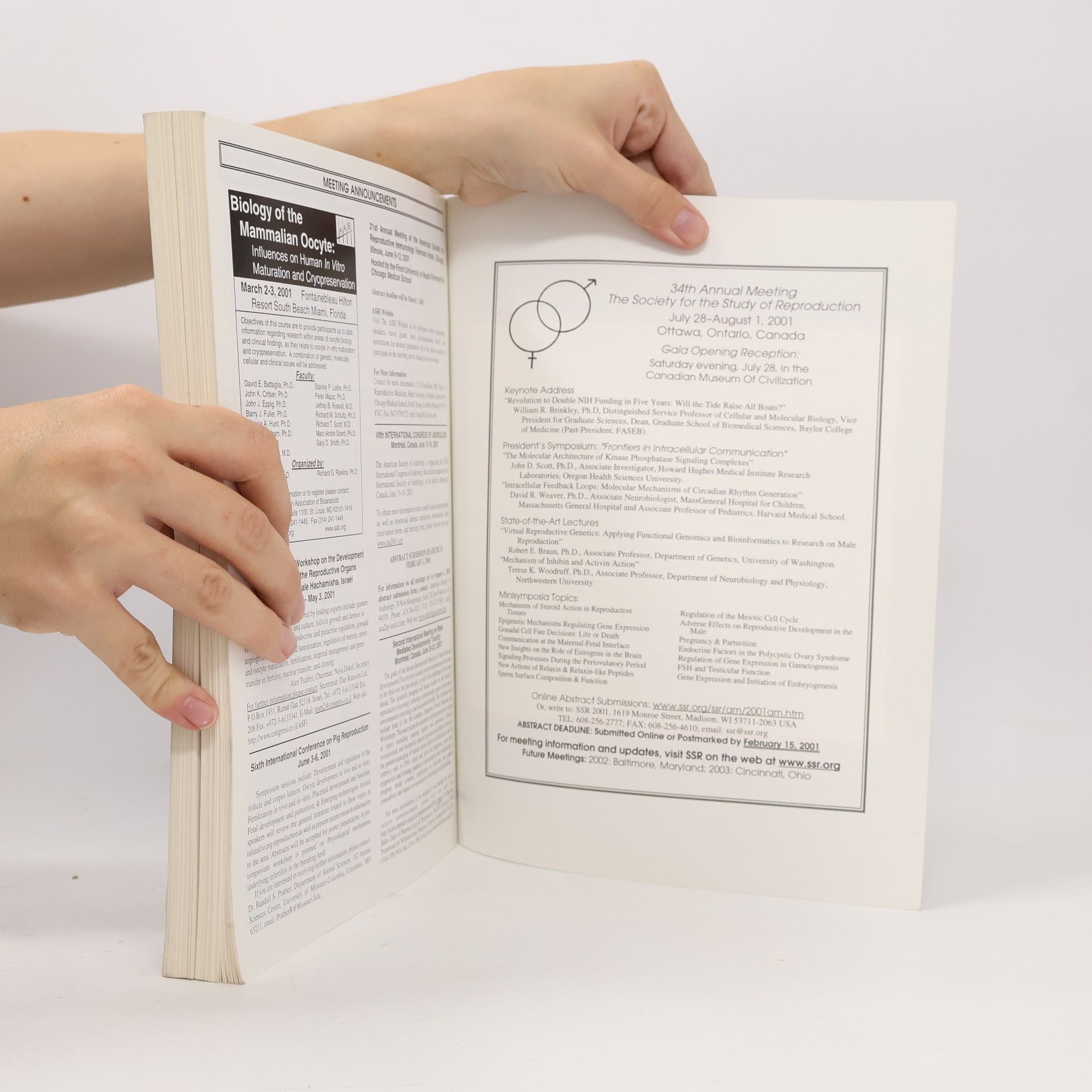 Collectif d'auteurs Biology of Reproduction