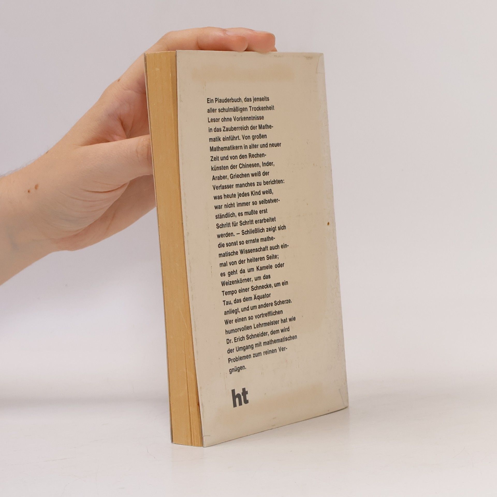 Erich Schneider Mathematik ernst und heiter