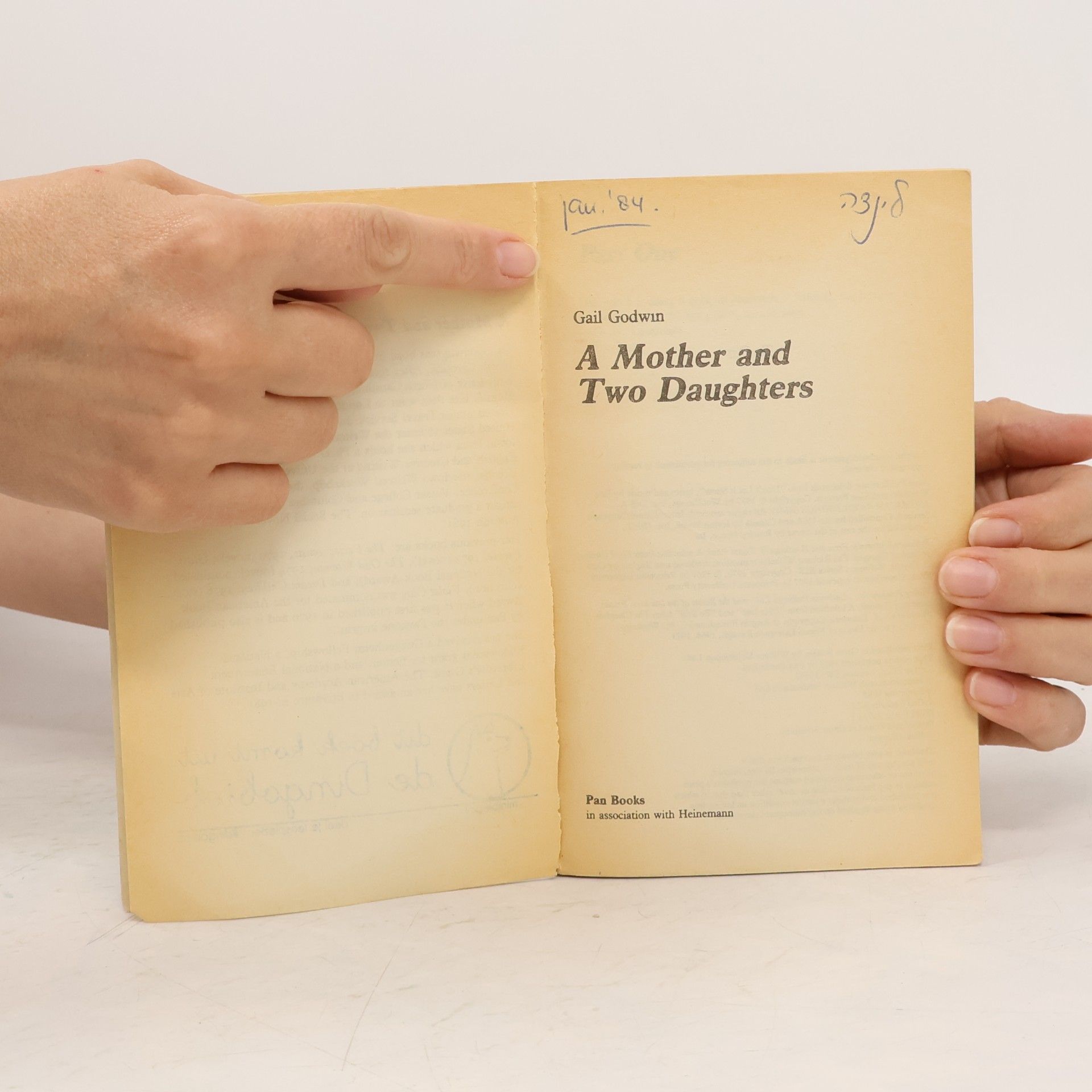 Gail Godwin A Mother & Two Daughters