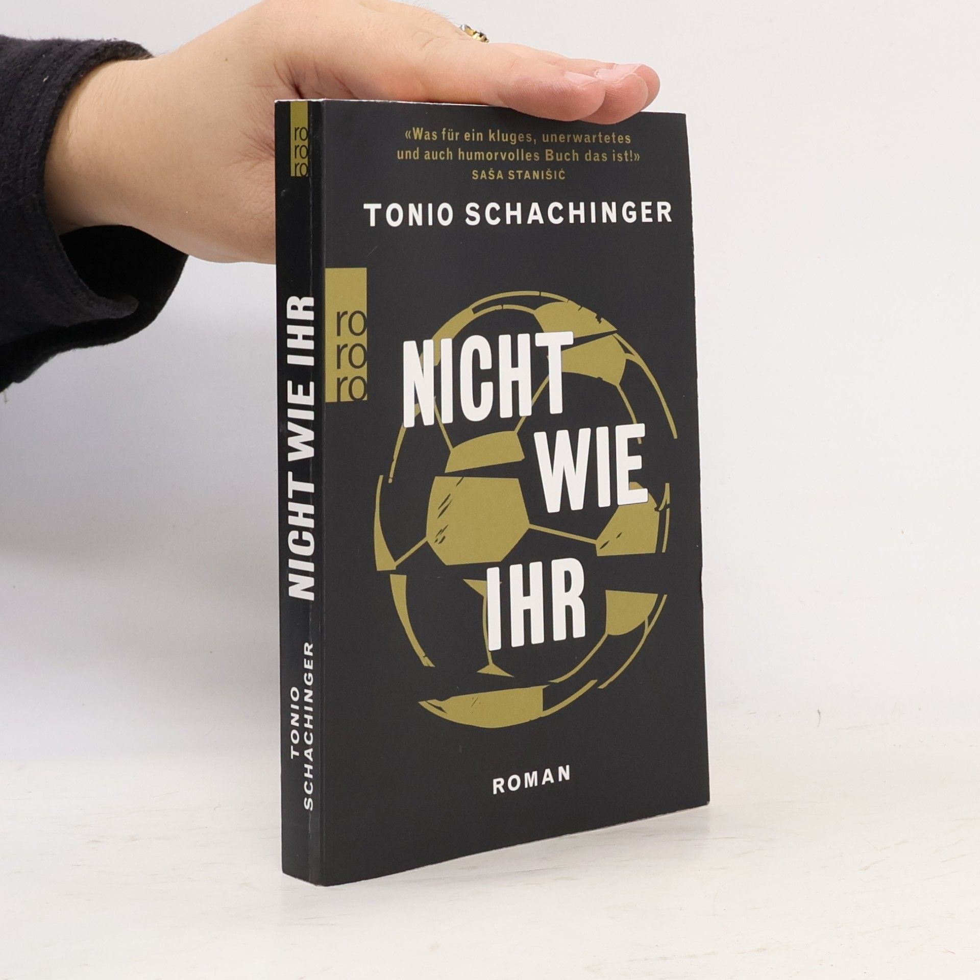 Tonio Schachinger Nicht wie ihr