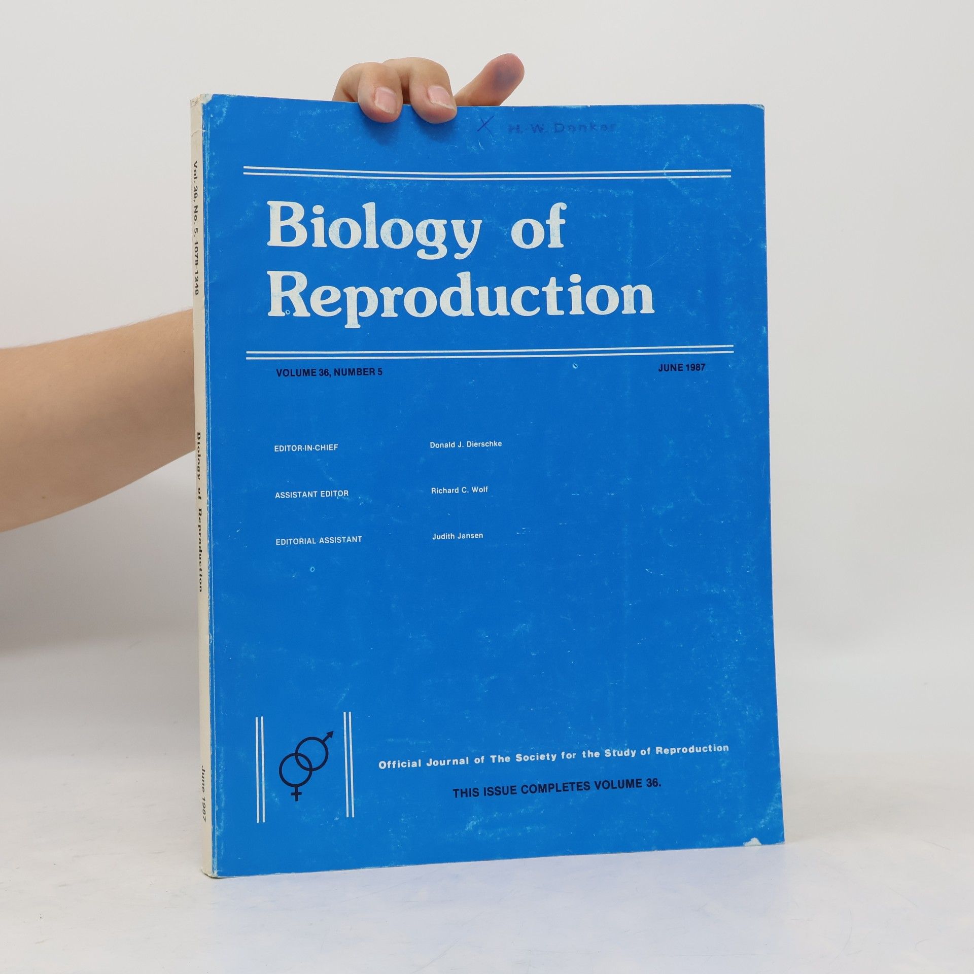 Autores varios Biology of Reproduction 36/1987 Number 5