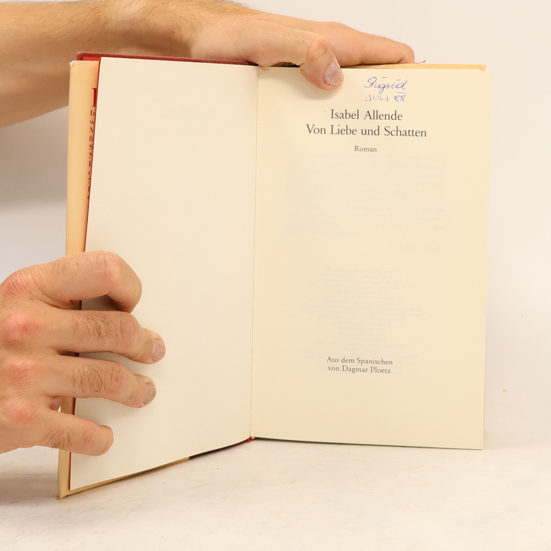 Isabel Allende Von Liebe und Schatten