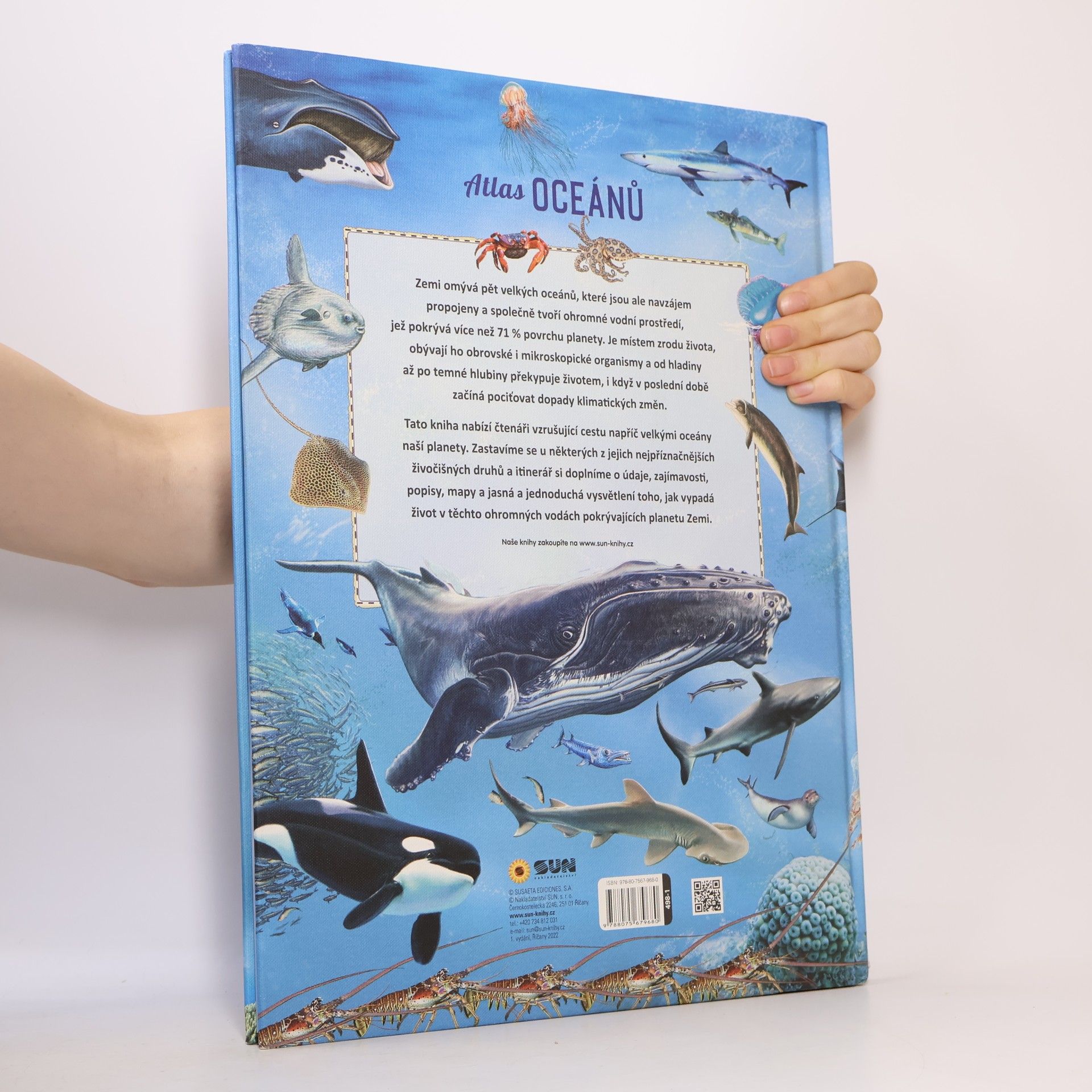 Lidia di Blasi Velký atlas oceánů : objevuj mořský svět