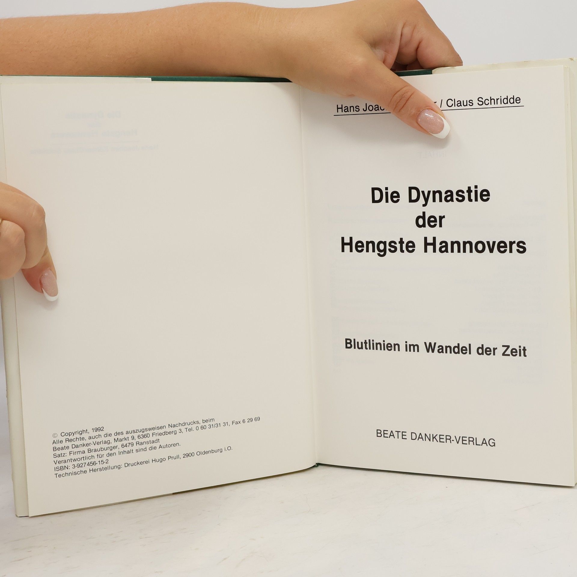 Hans Joachim Köhler Die Dynastie der Hengste Hannovers