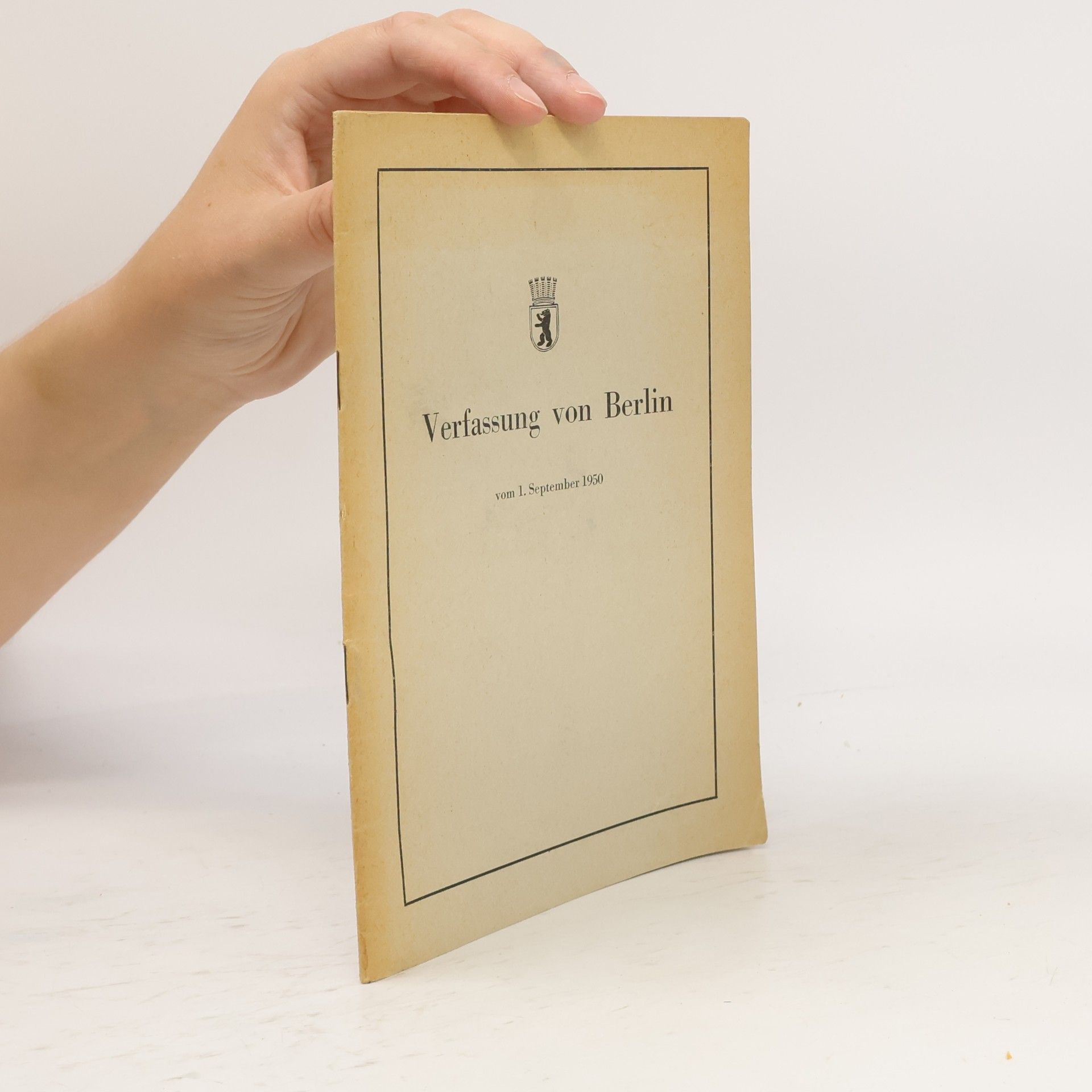 kolektiv Verfassung von Berlin vom 1. September 1950