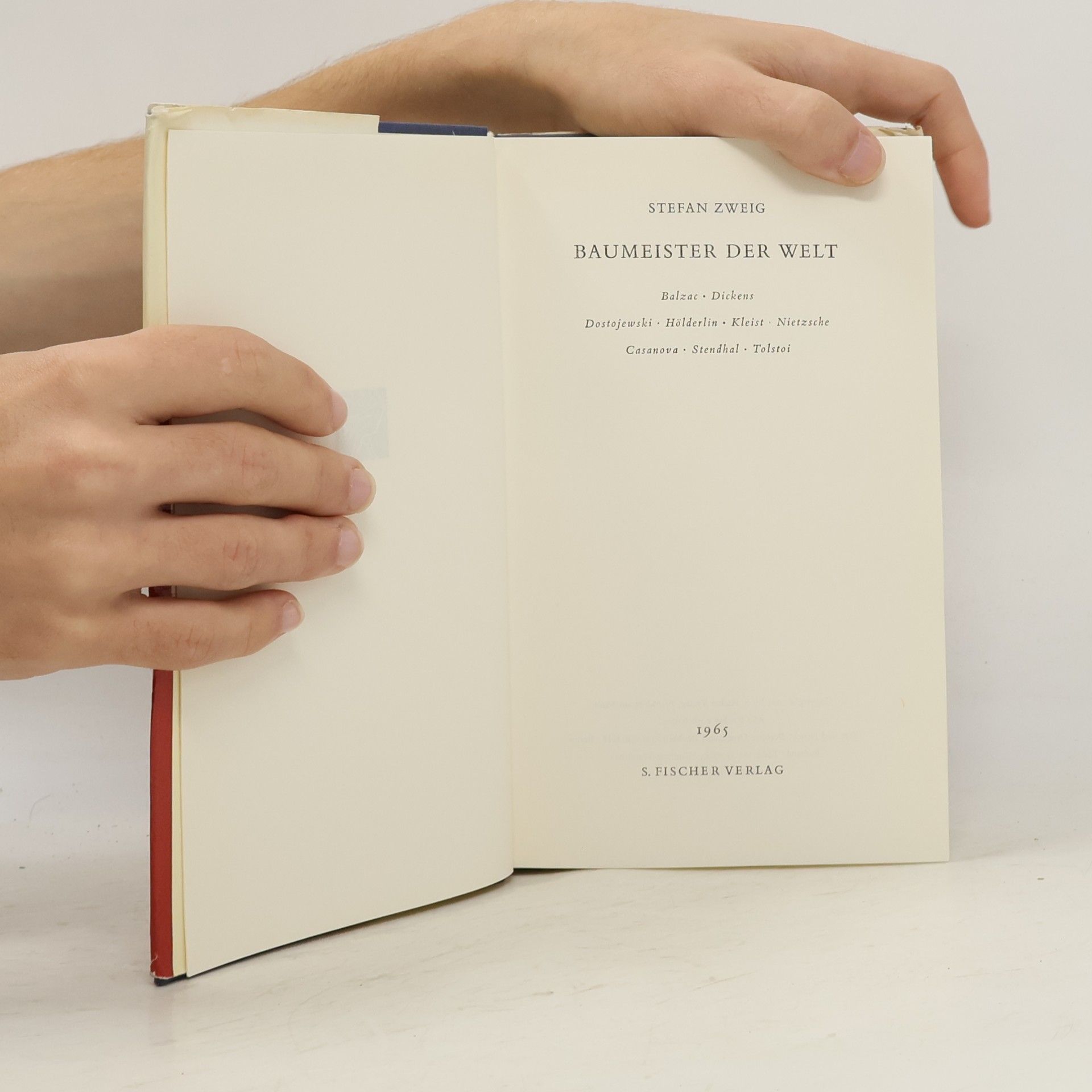 Stefan Zweig Baumeister der Welt