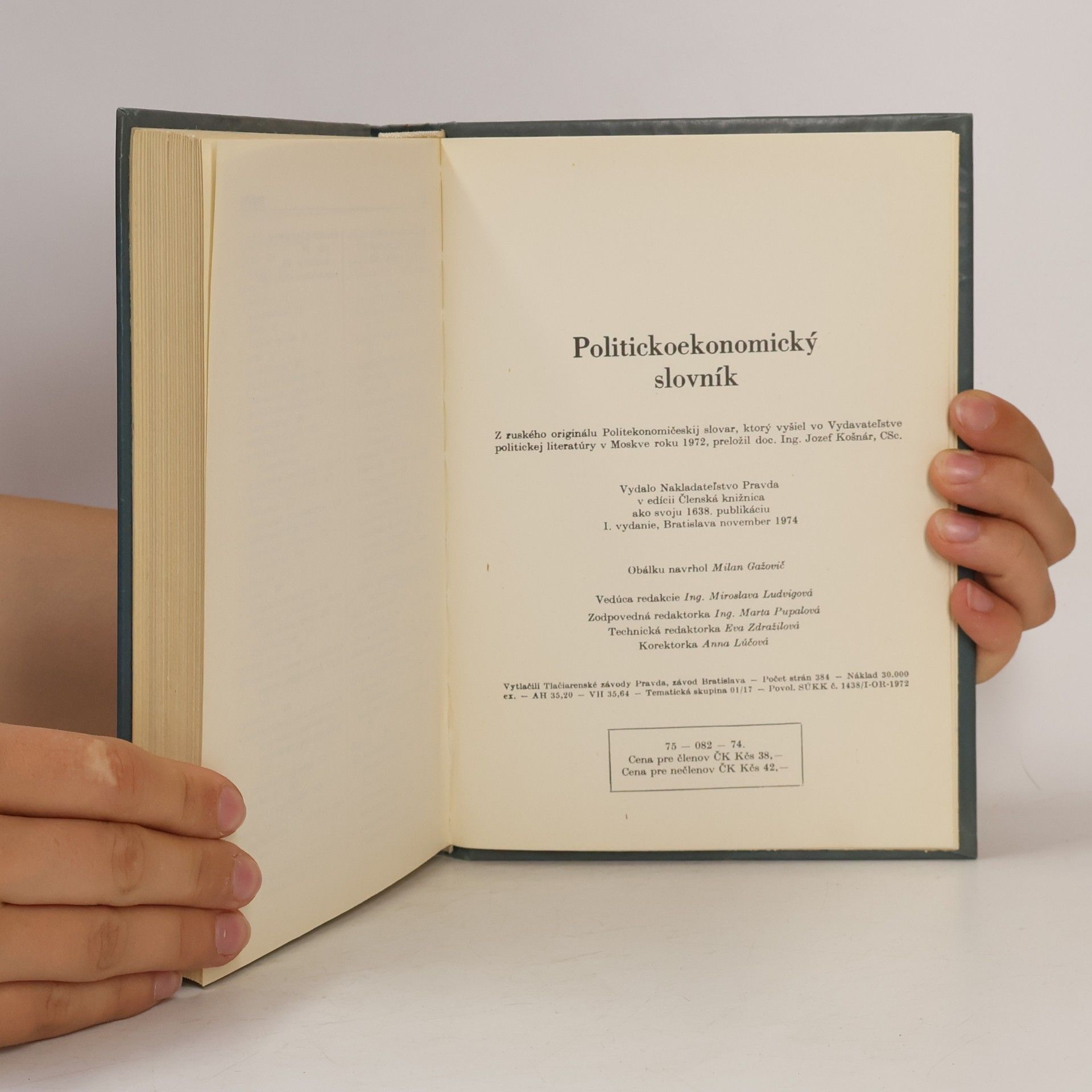 Kolektiv autorů Politicko-ekonomický slovník