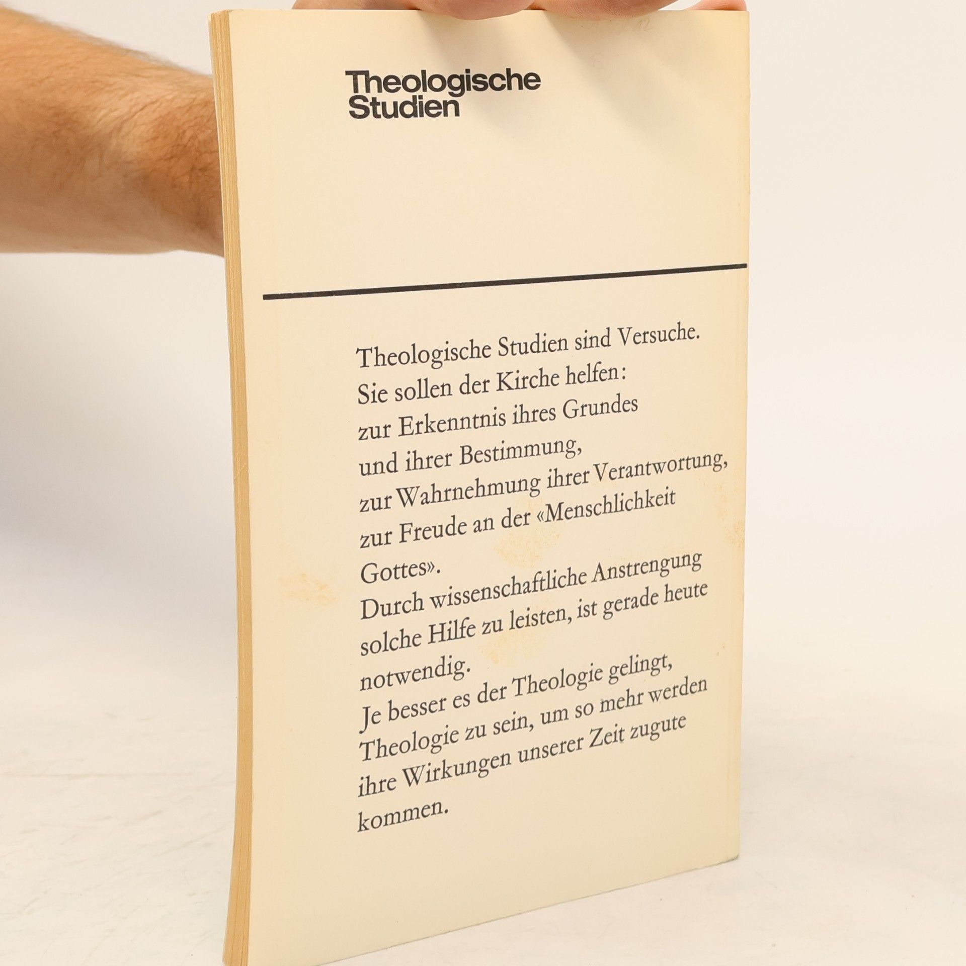 Franz Hessel Theologische Studien - 108: Abschied von der Heilsgeschichte