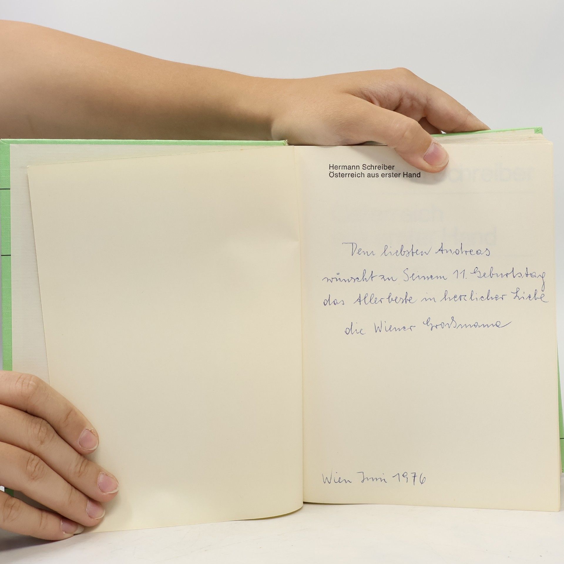 Hermann Schreiber Österreich aus erster Hand