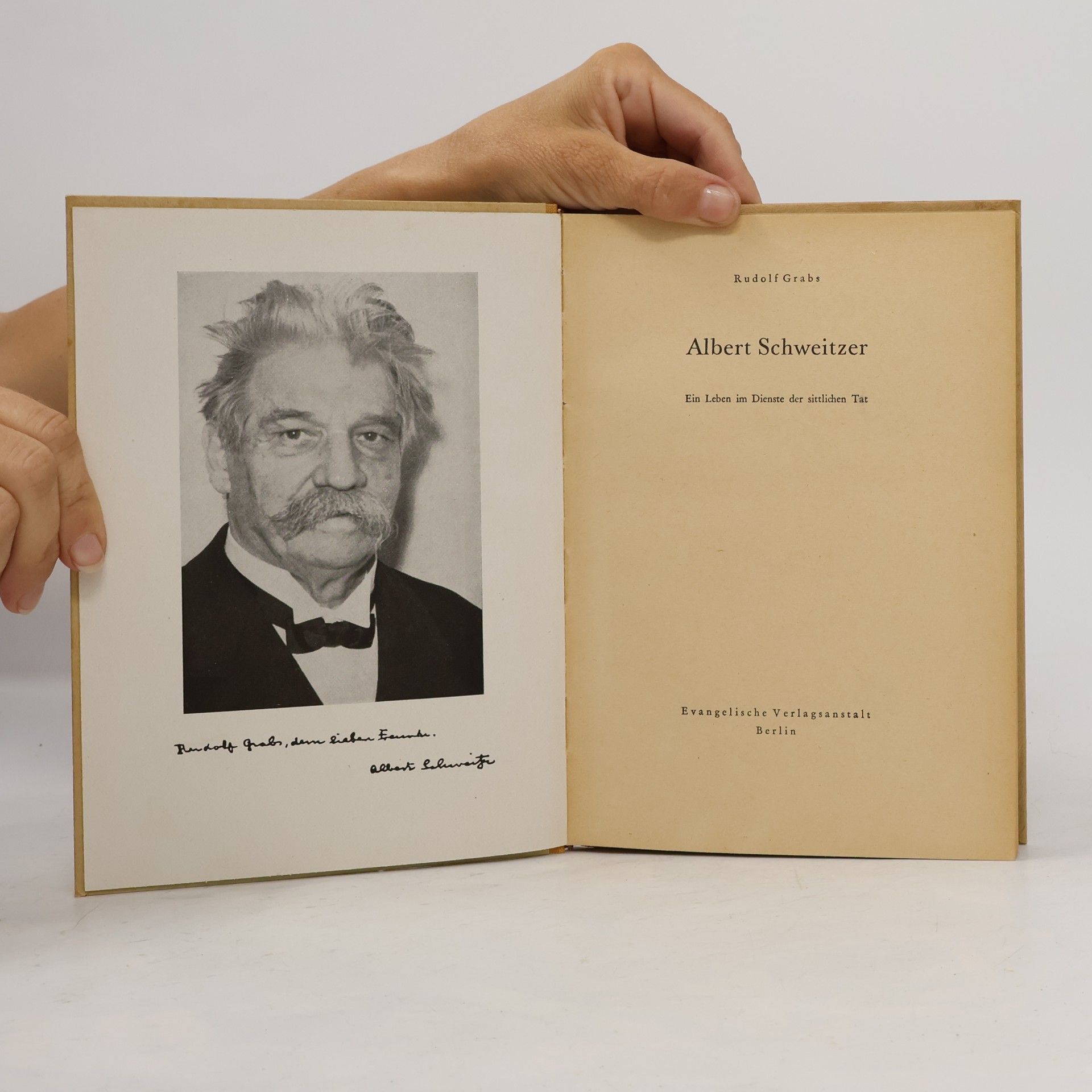 Rudolf Grabs Albert Schweitzer