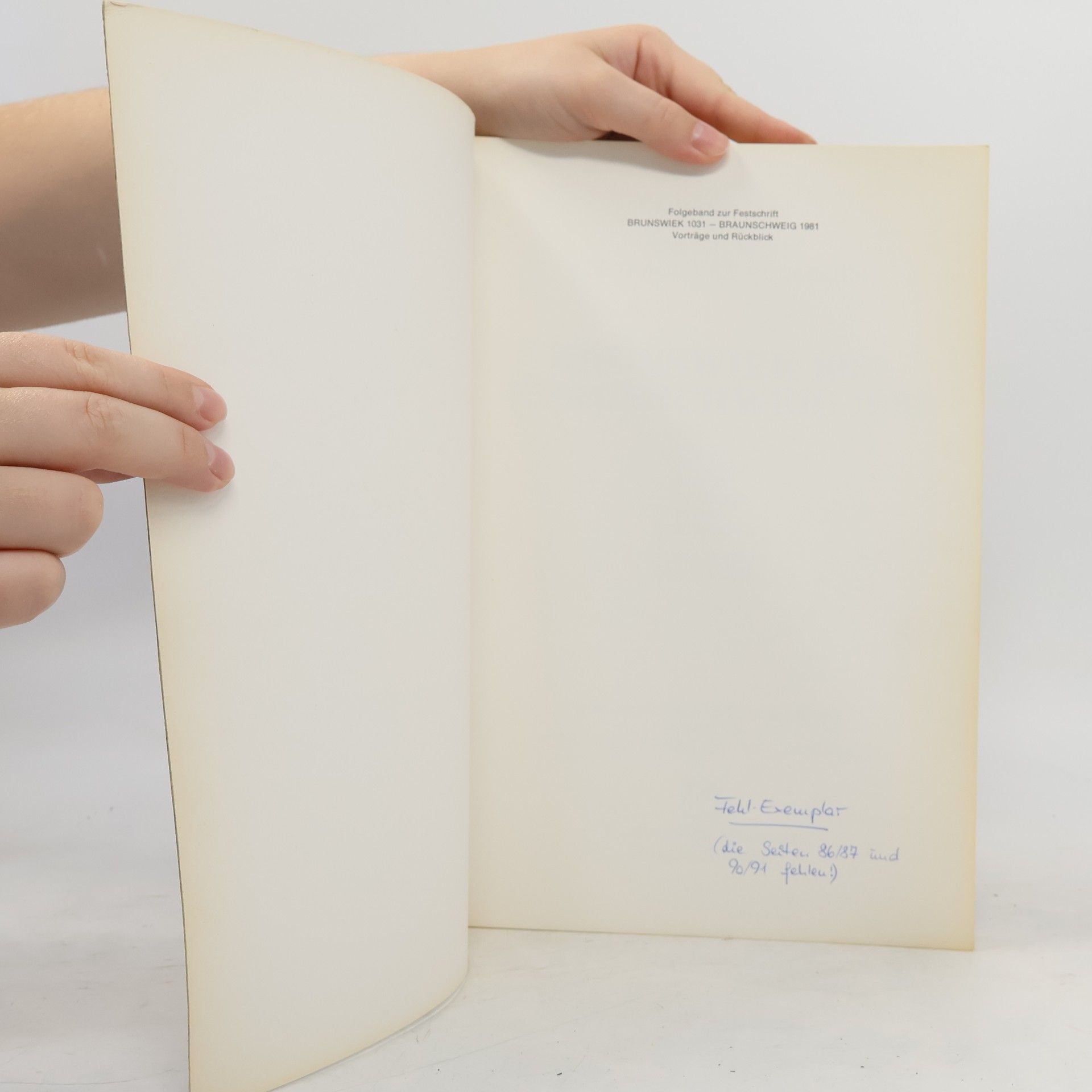 Various authors Brunswiek 1031, Braunschweig 1981