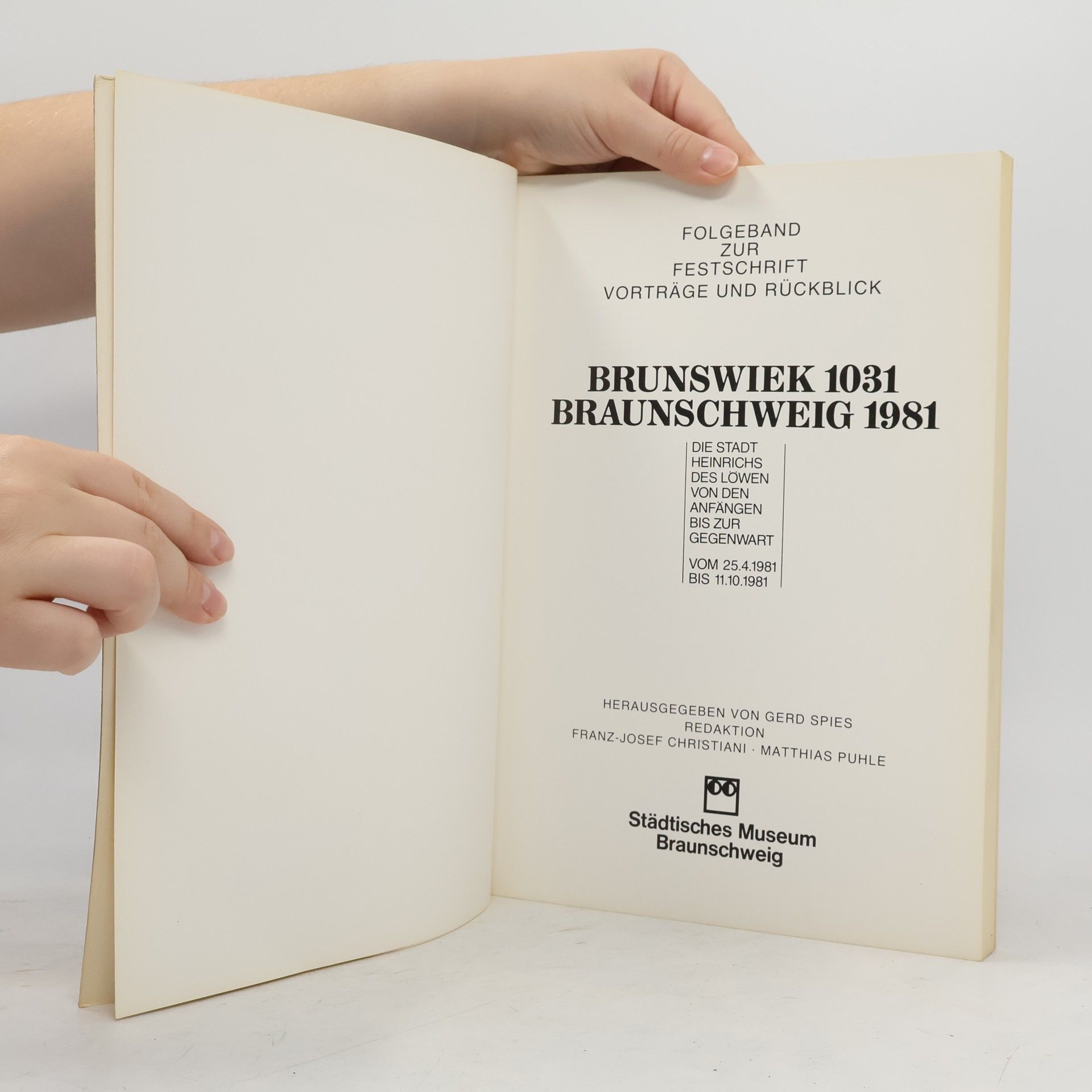 Various authors Brunswiek 1031, Braunschweig 1981
