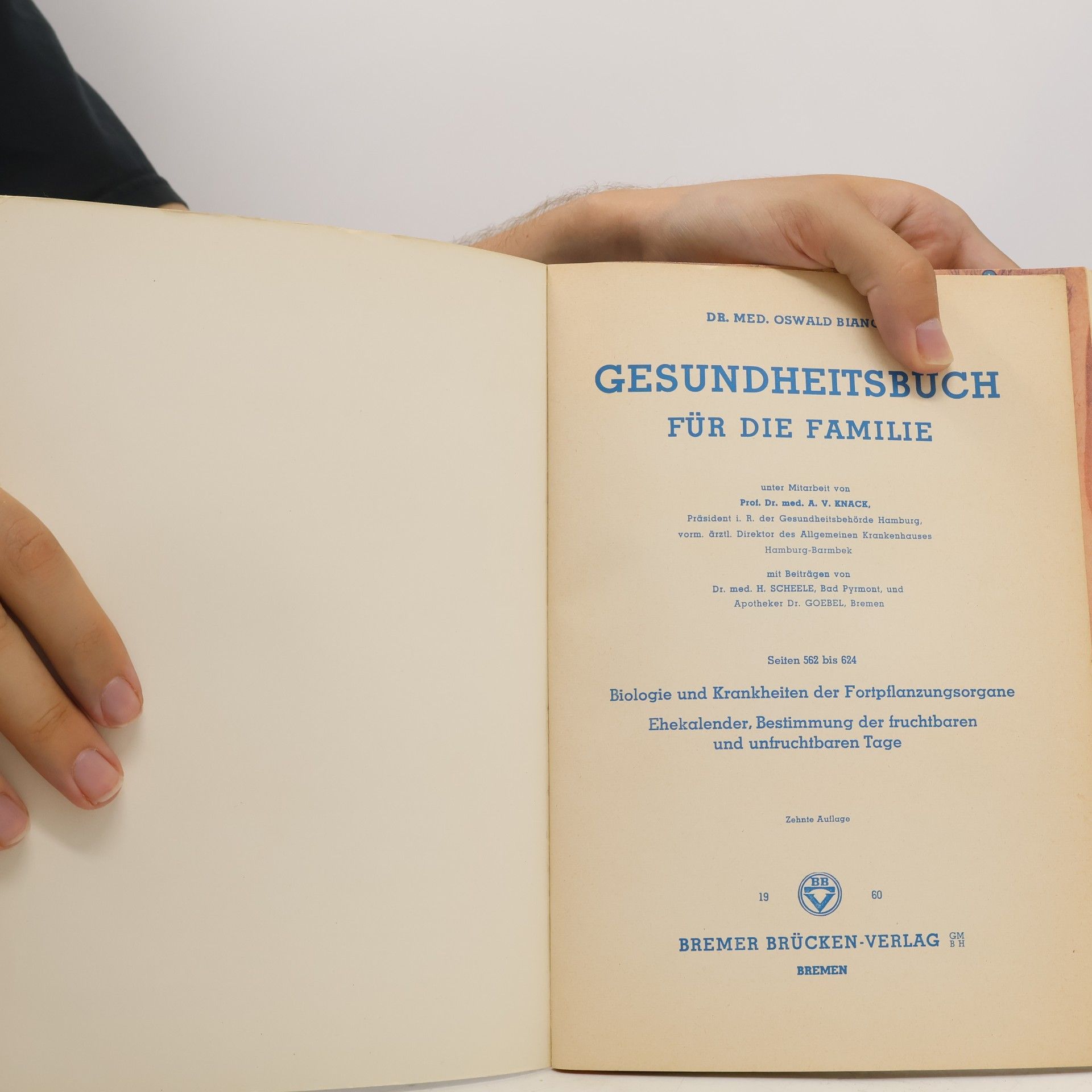 Oswald Bianco Gesundheitsbuch für die Familie
