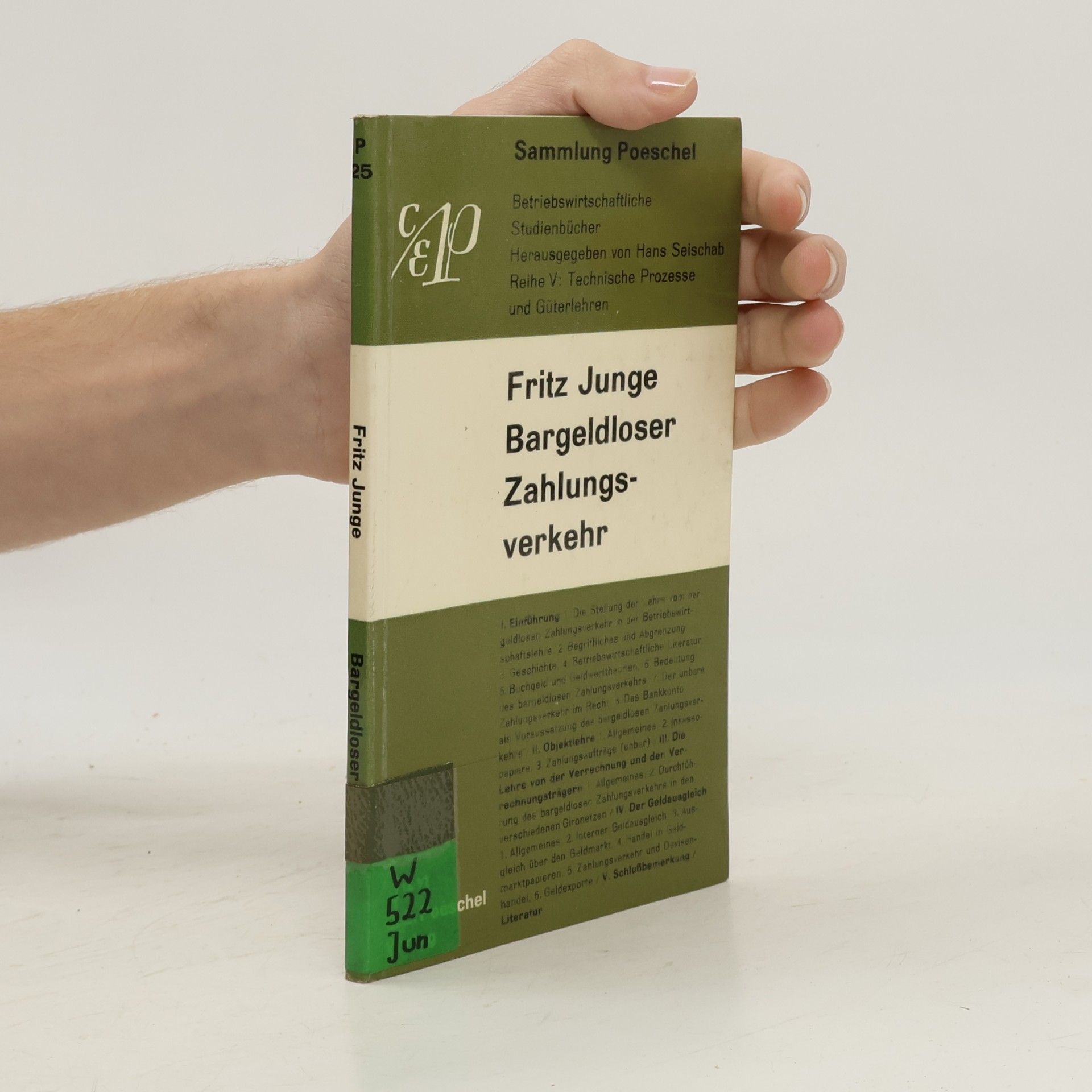 Fritz Junge Bargeldloser Zahlungsverkehr
