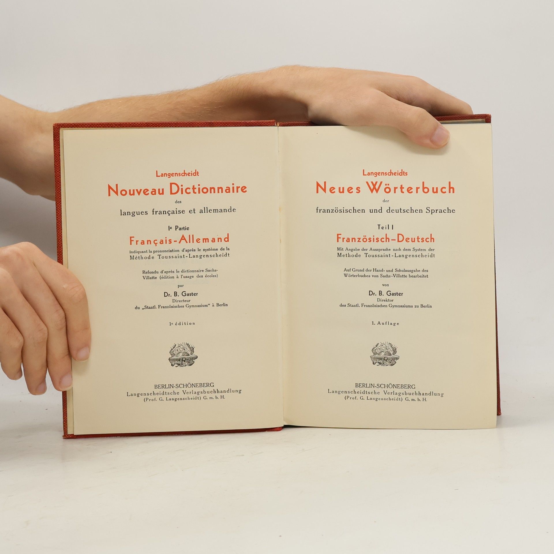 Autorenkollektiv Langenscheidts Neues Wörterbuch Teil I. Französisch-Deutsch