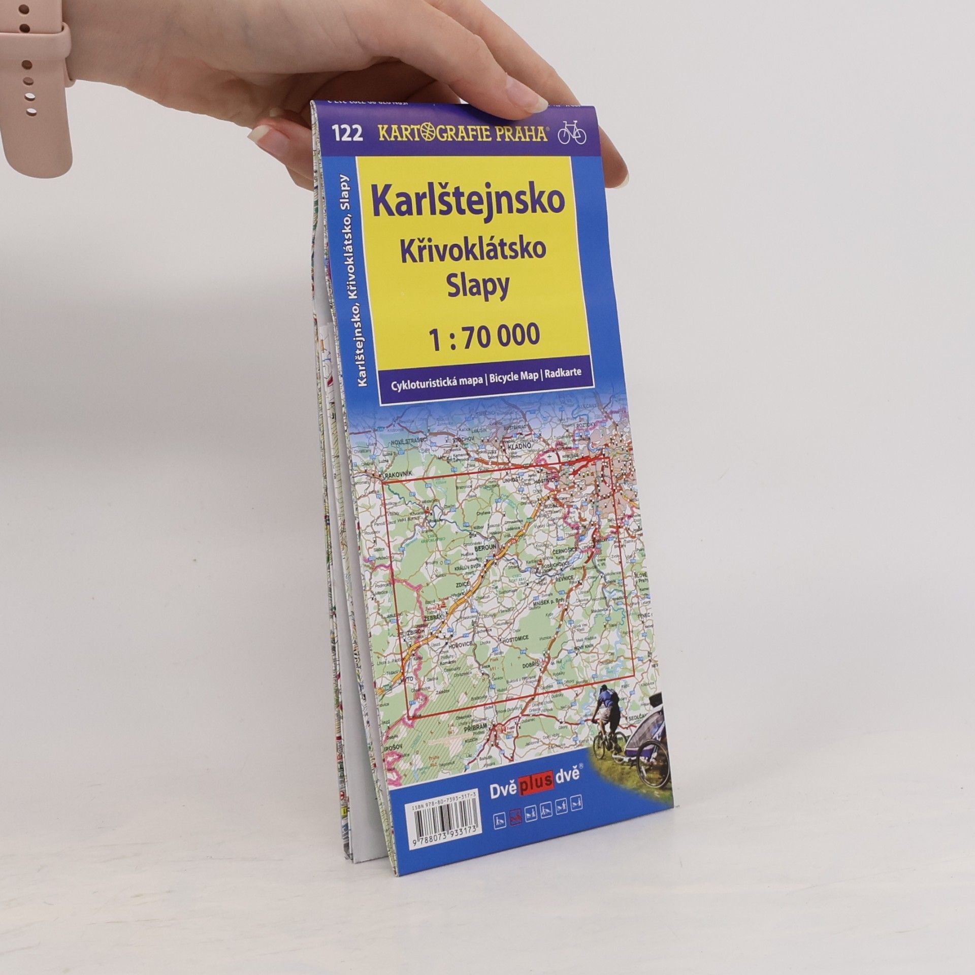 1: 70T(122)-Karlštejnsko,Křivoklátsko (cyklomapa)