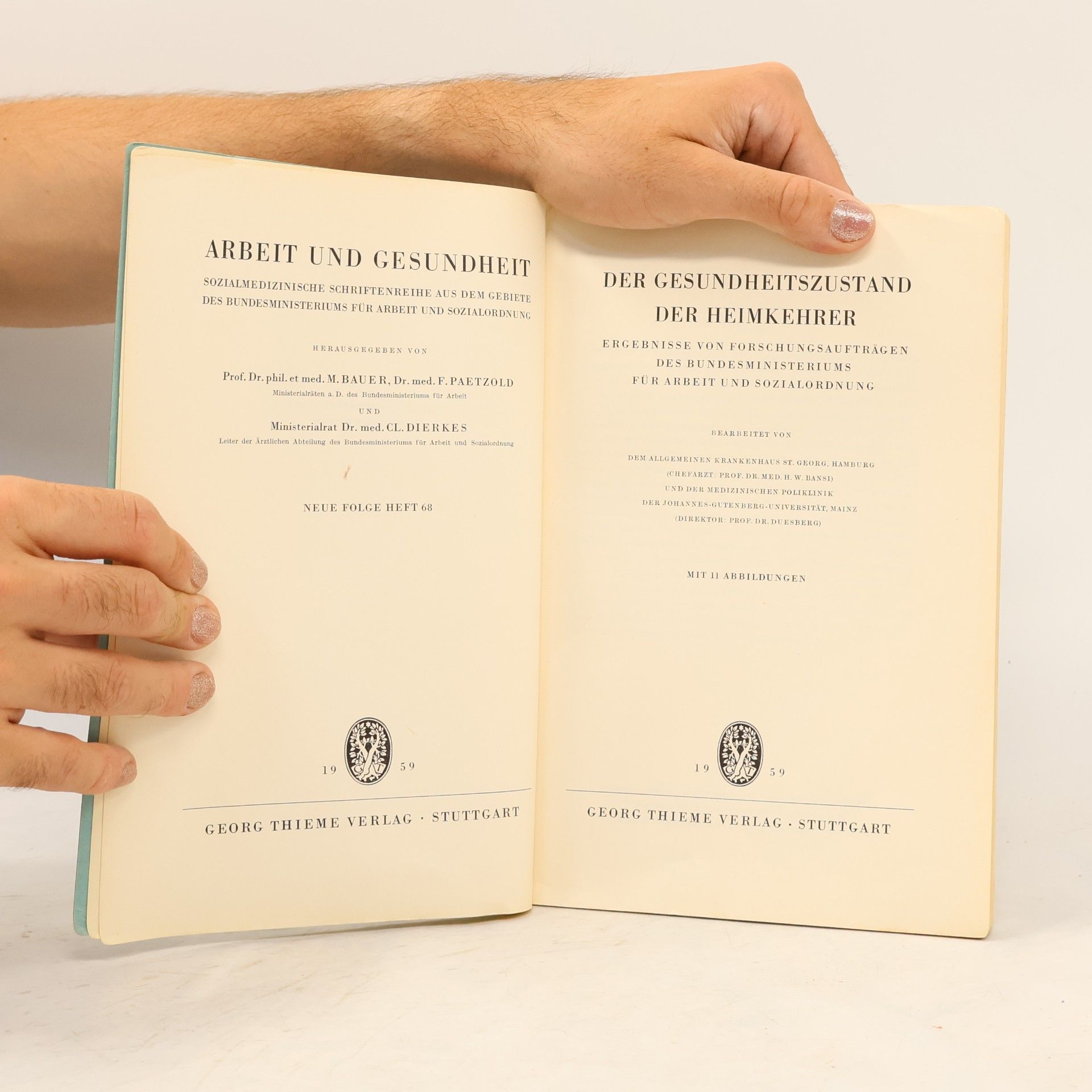 Various authors Der Gesundheitszustand der Heimkehrer