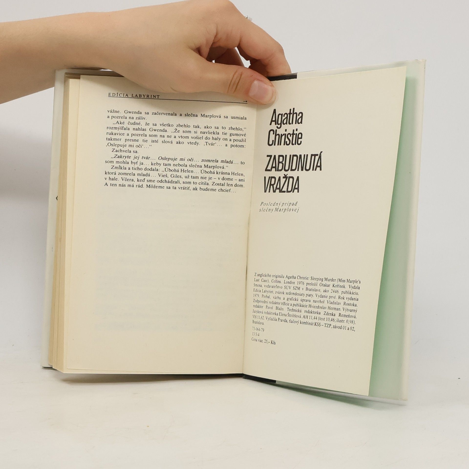 Agatha Christie Zabudnutá vražda