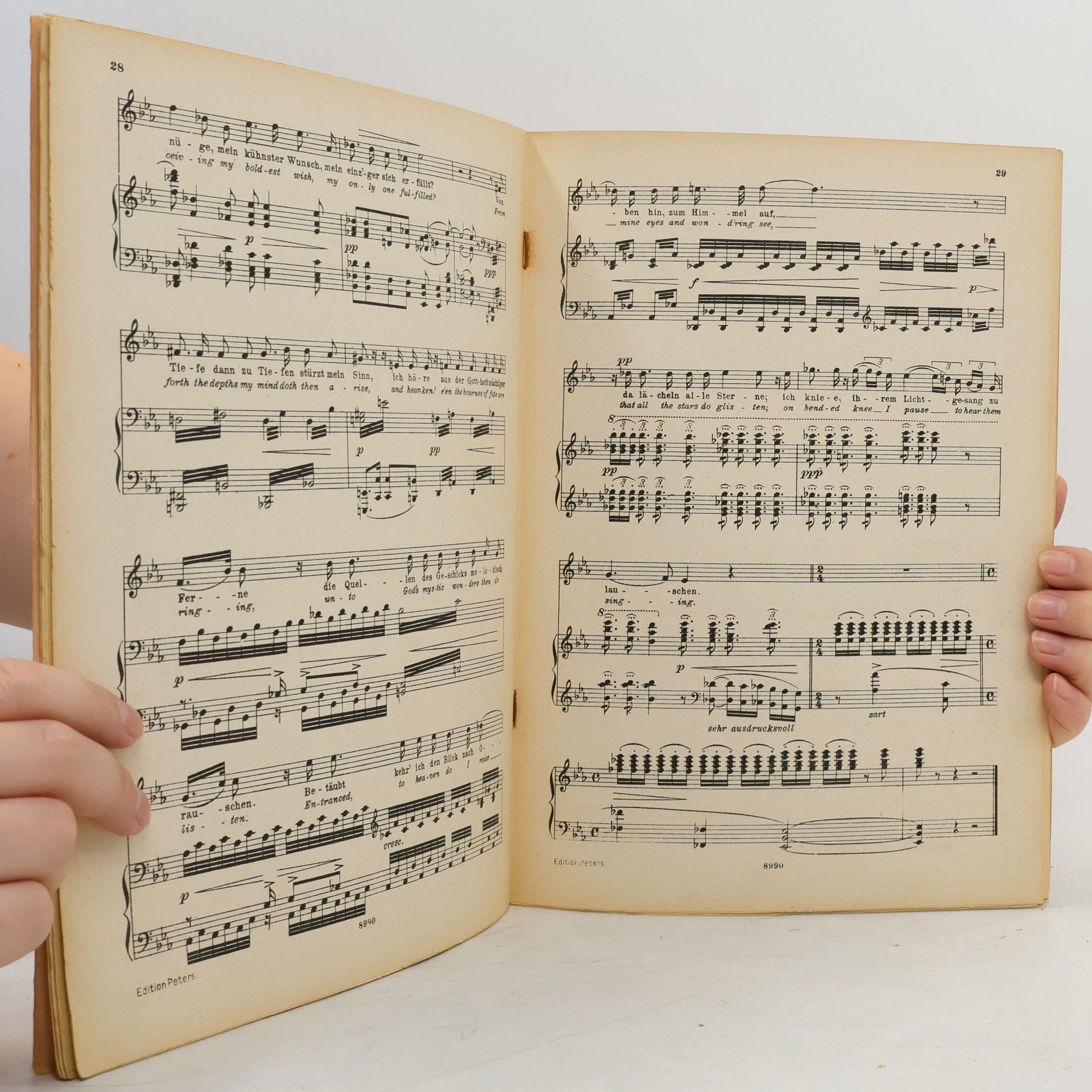 Hugo Wolf Gedichte von Eduard Mörike für eine Singstimme und Klavier