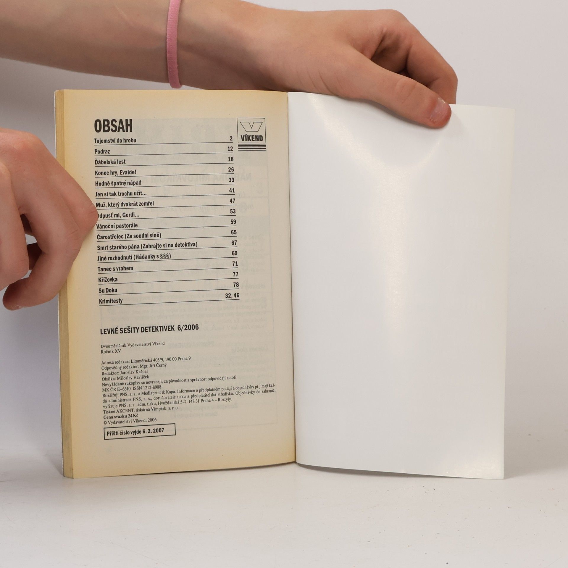 Kolektiv autorů Levné sešity detektivek 6/2006