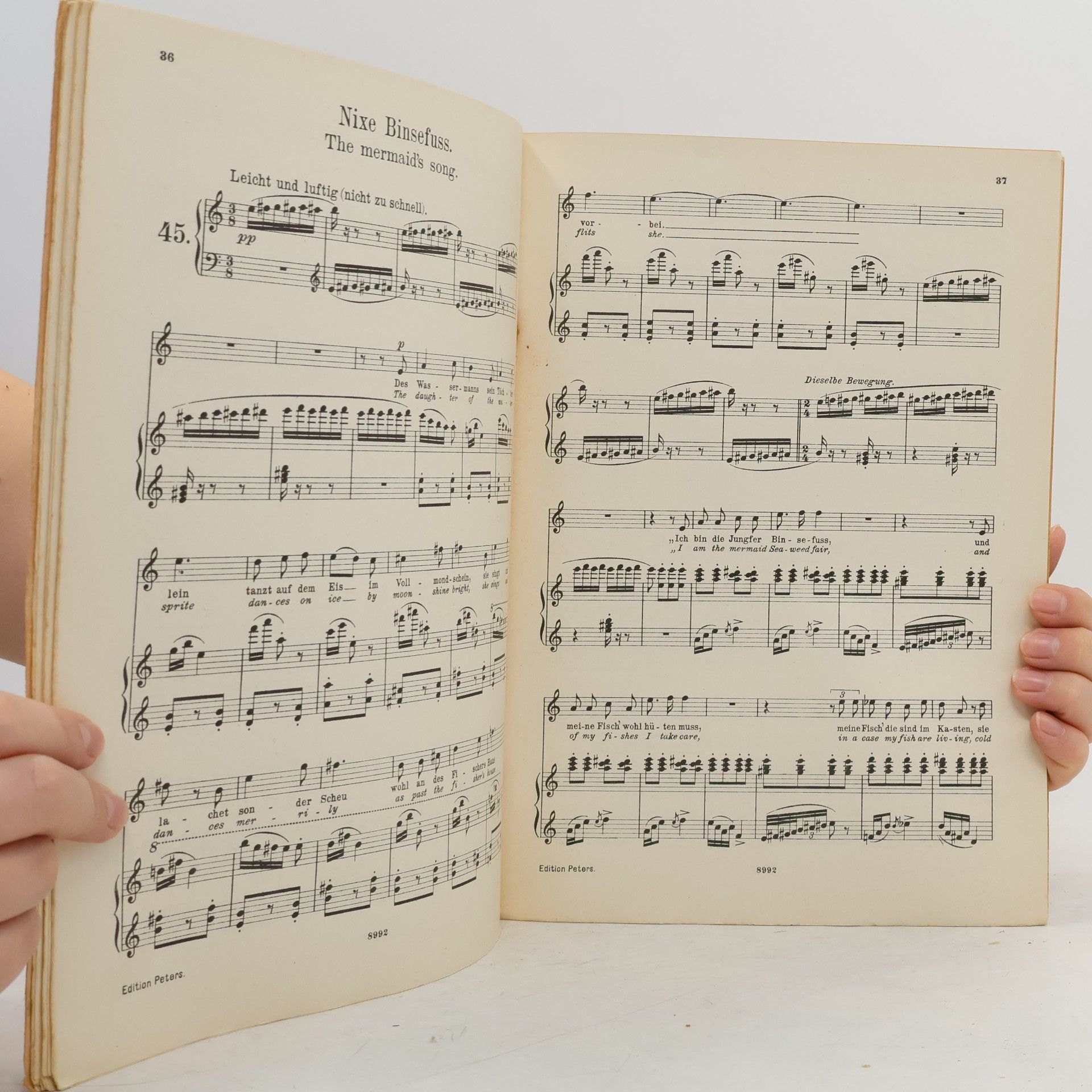 Hugo Wolf Gedichte von Eduard Mörike für eine Singstimme und Klavier