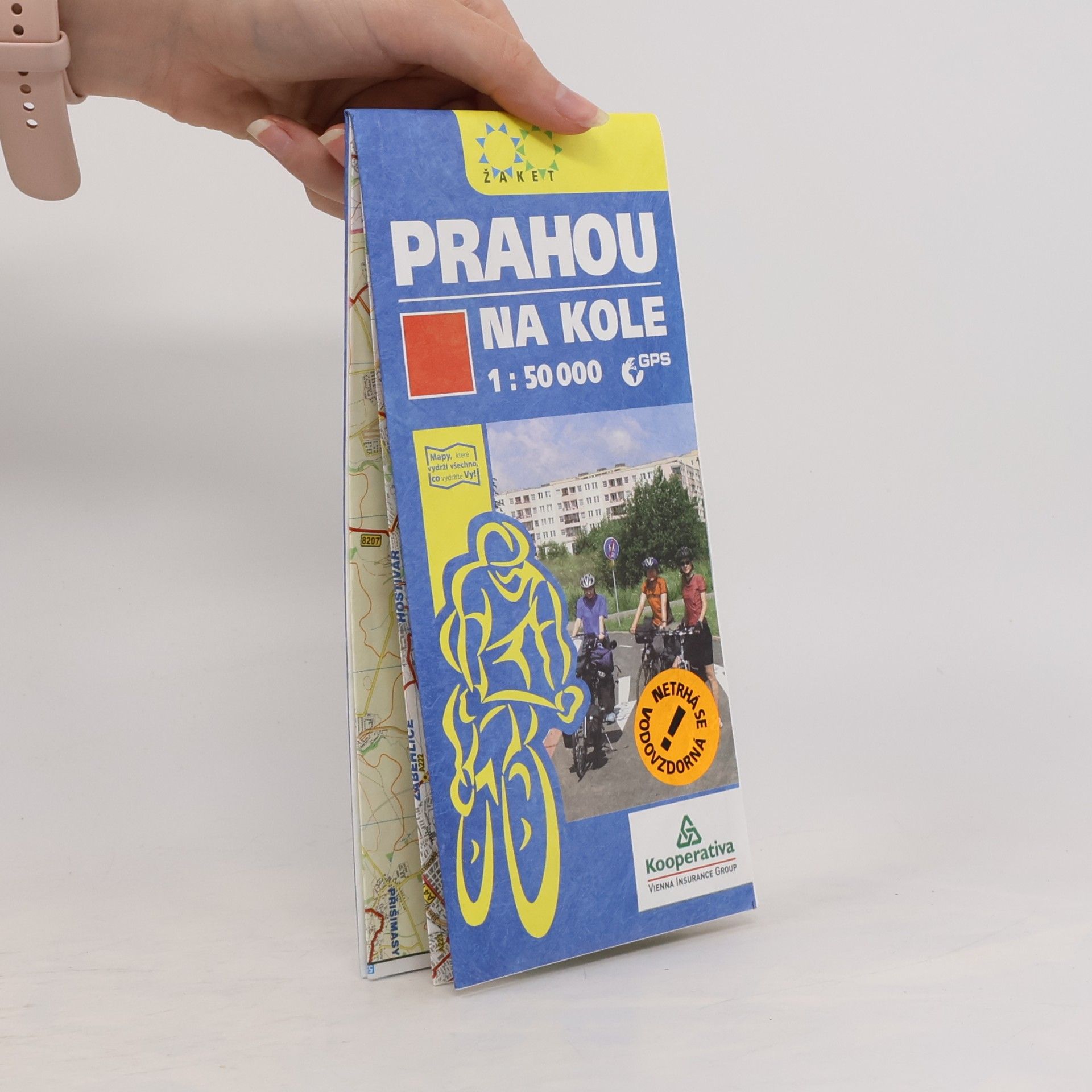 Kolektiv autorů Prahou na kole 1:50000