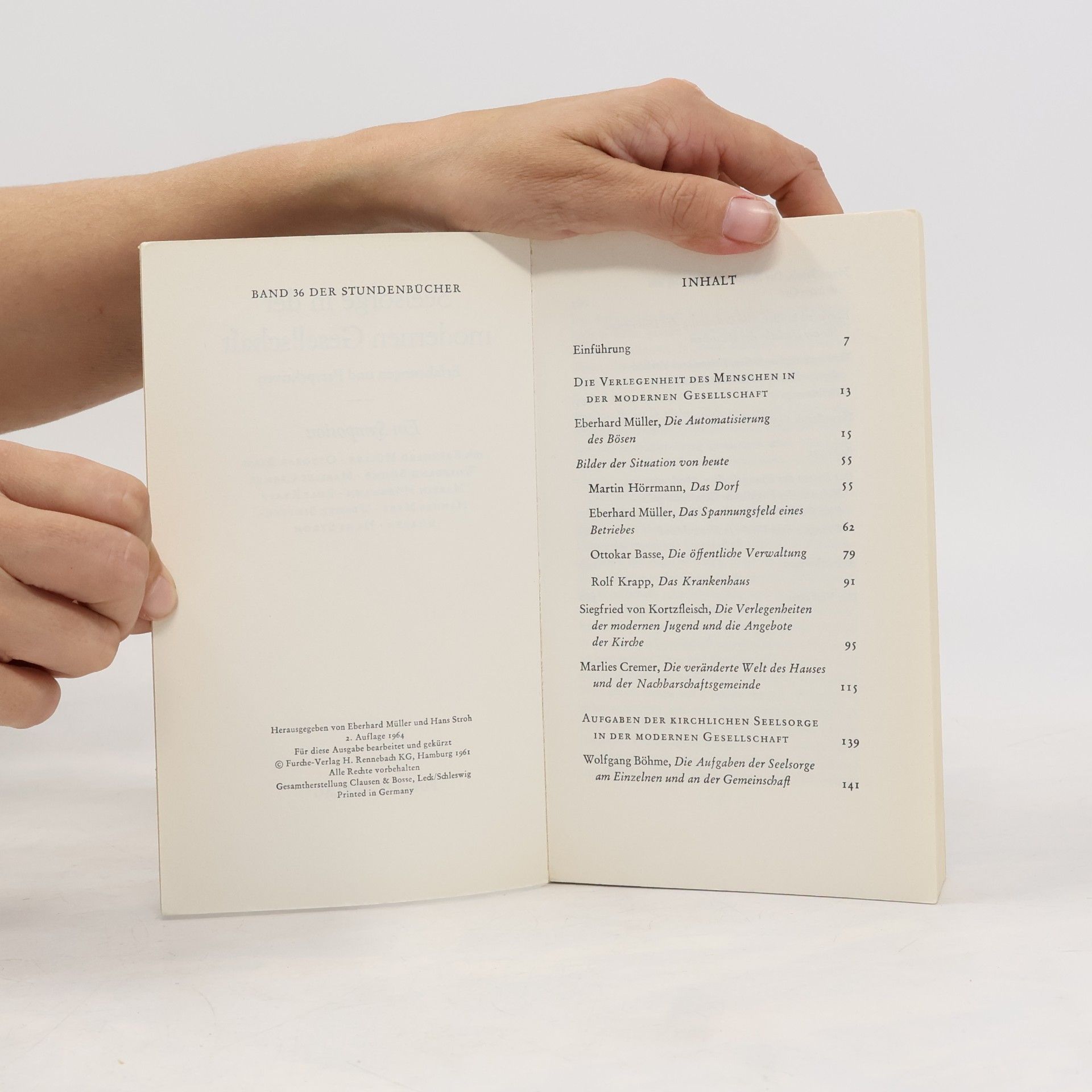 Autorenkollektiv Seelsorge in der modernen Gesellschaft