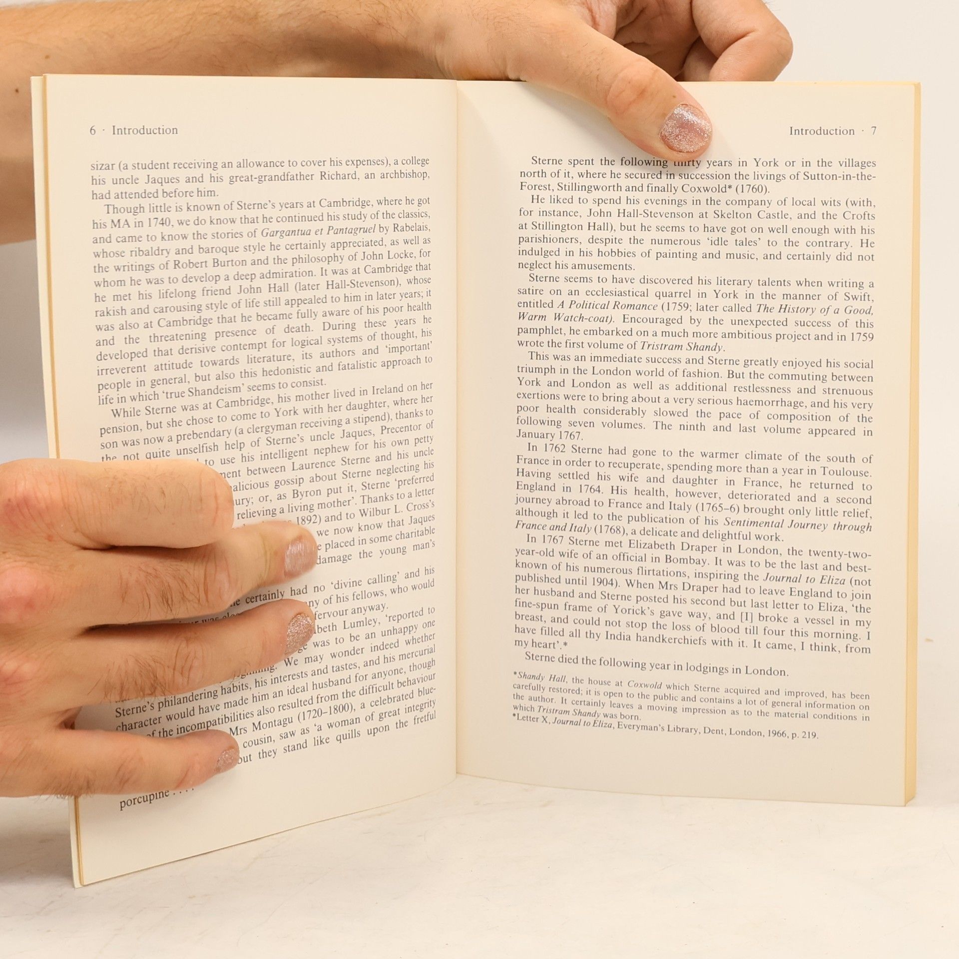 Laurence Sterne York Notes: Life And Opinions Of Tristram Shandy