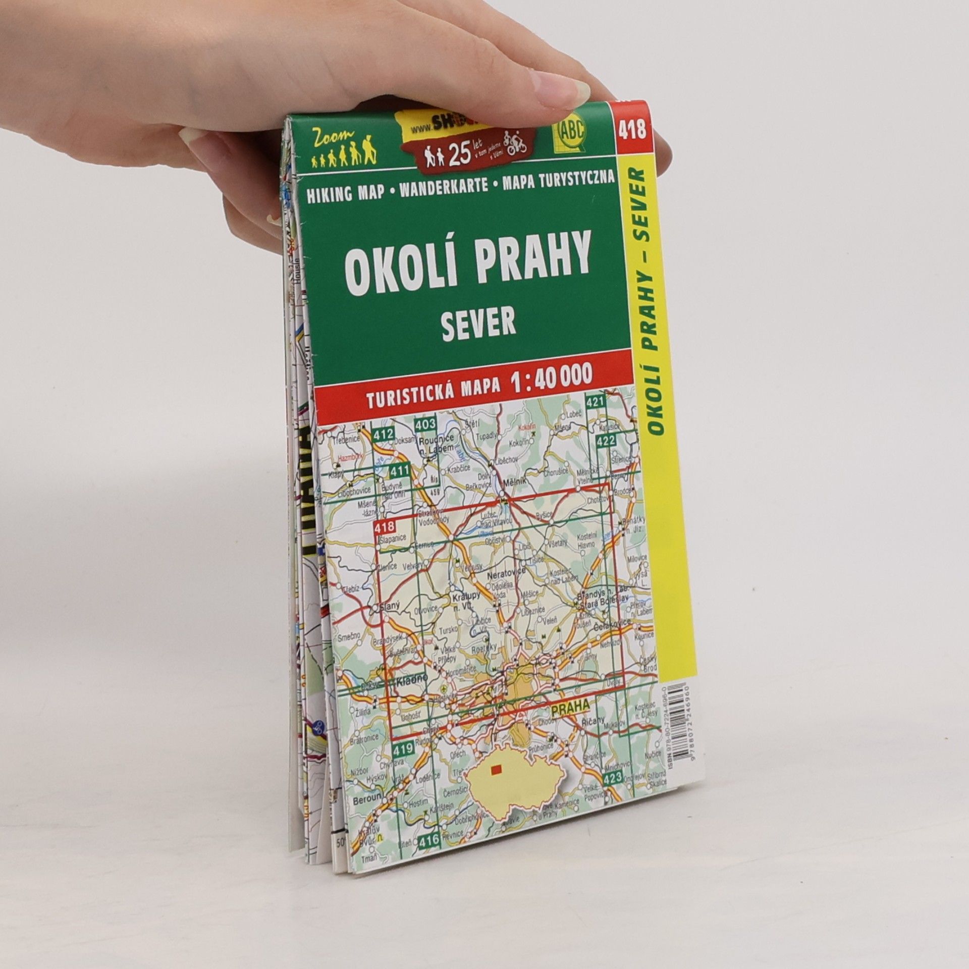 Kolektiv autorů TM 1:40T 418 Okolí Prahy sever Shocart