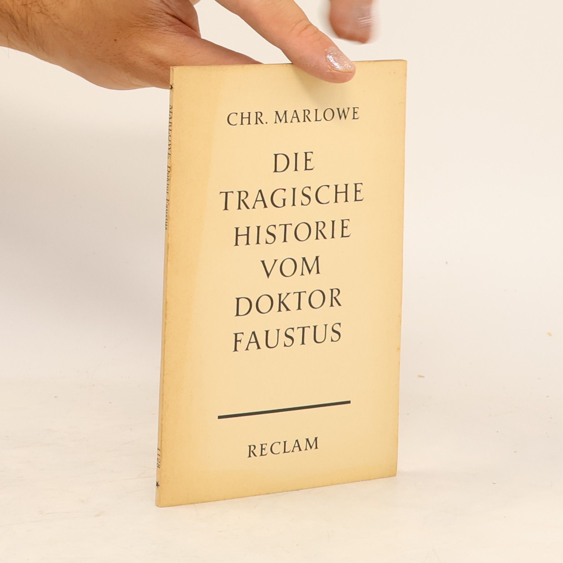 Chr. Marlowe Die tragische Historie vom Doktor Faustus