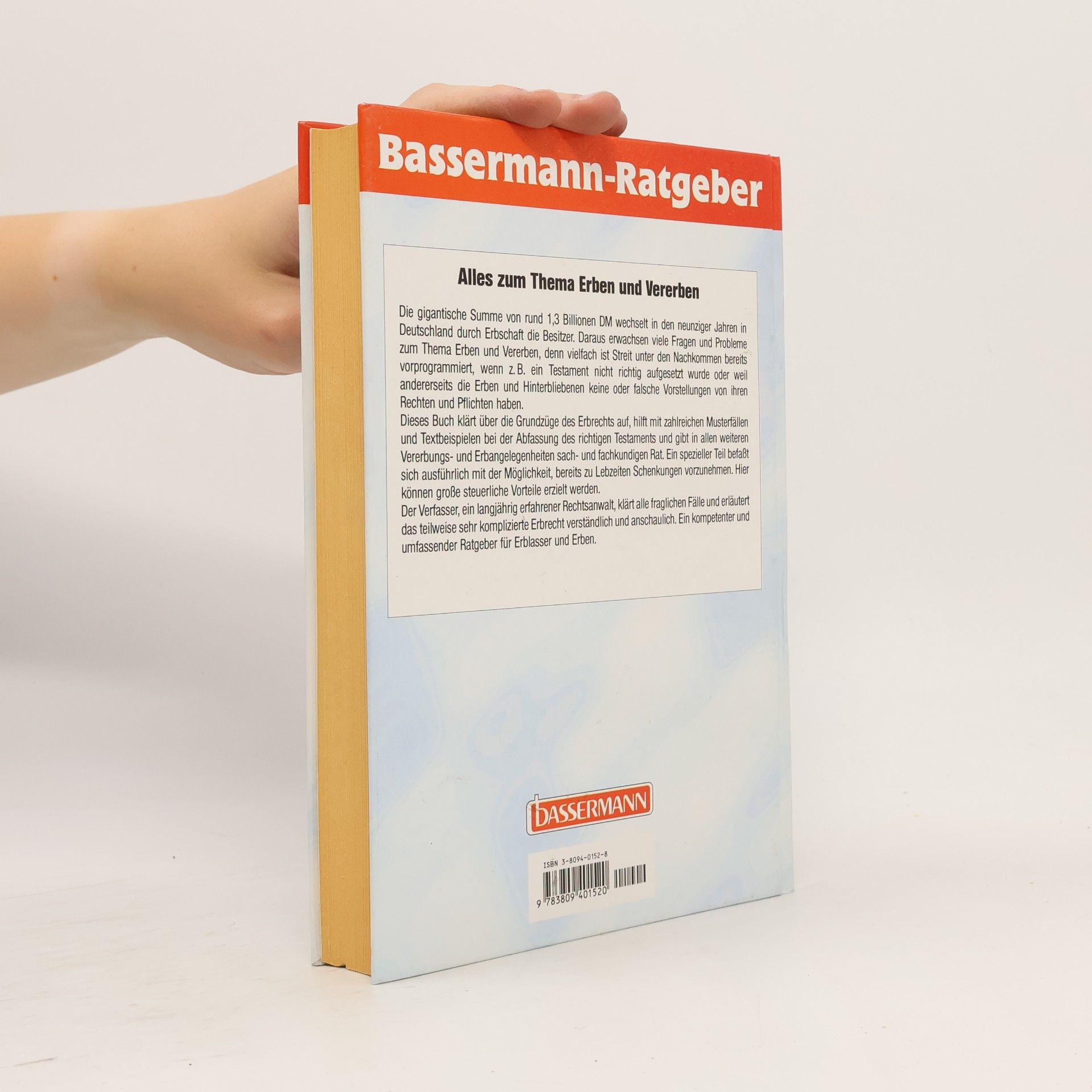 Justus von Mens Testament, Erbschaft, Schenkung