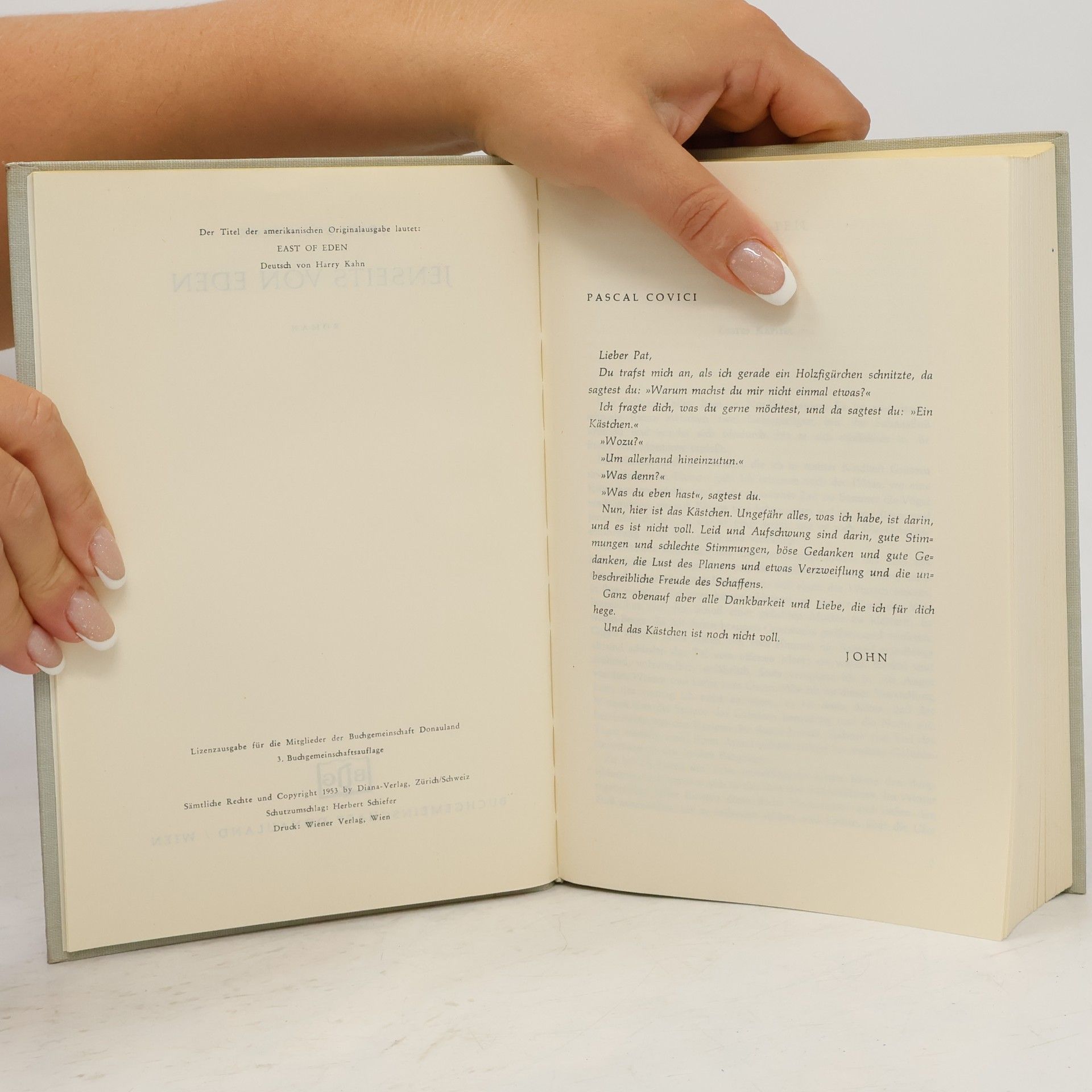 John Steinbeck Jenseits von Eden