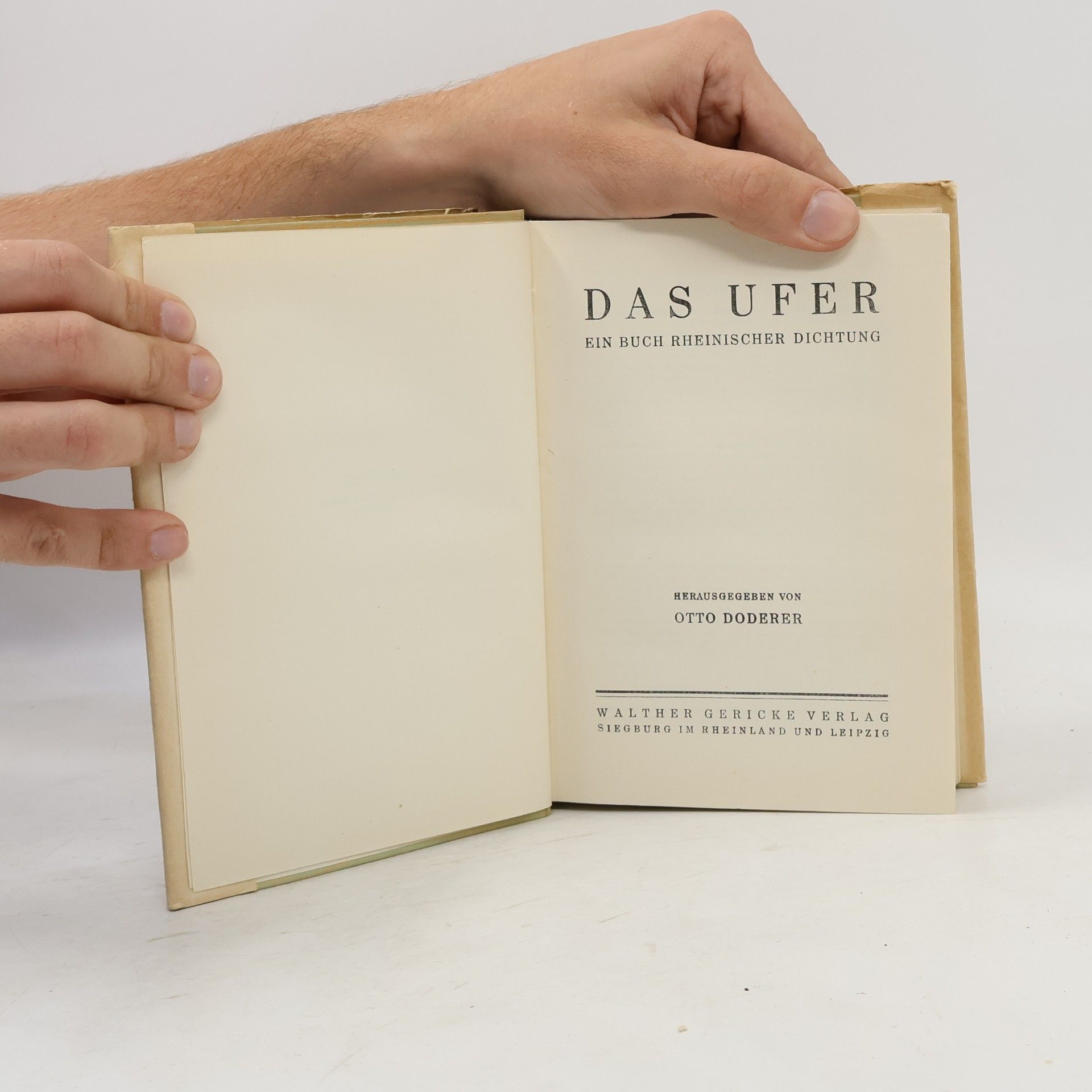 Otto Doderer Das Ufer