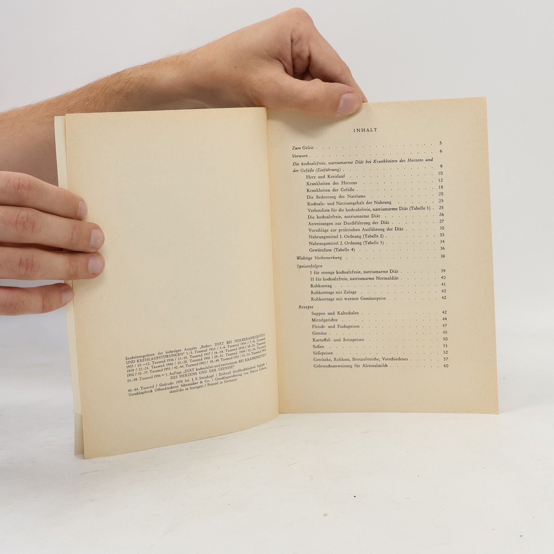 Paul Bünger Diät 2. Herzkrankheiten