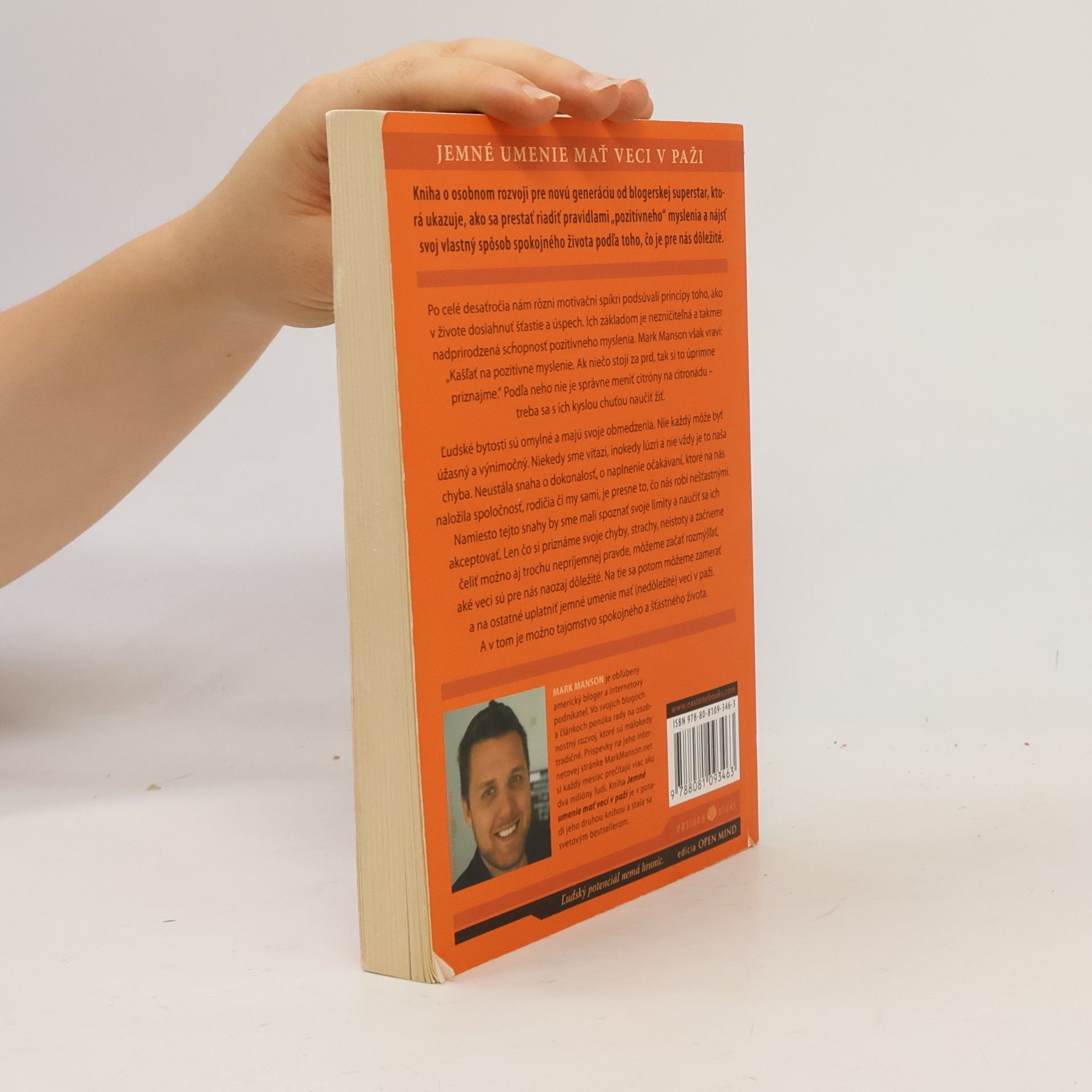 Mark Manson Jemné umenie mať veci v p**i