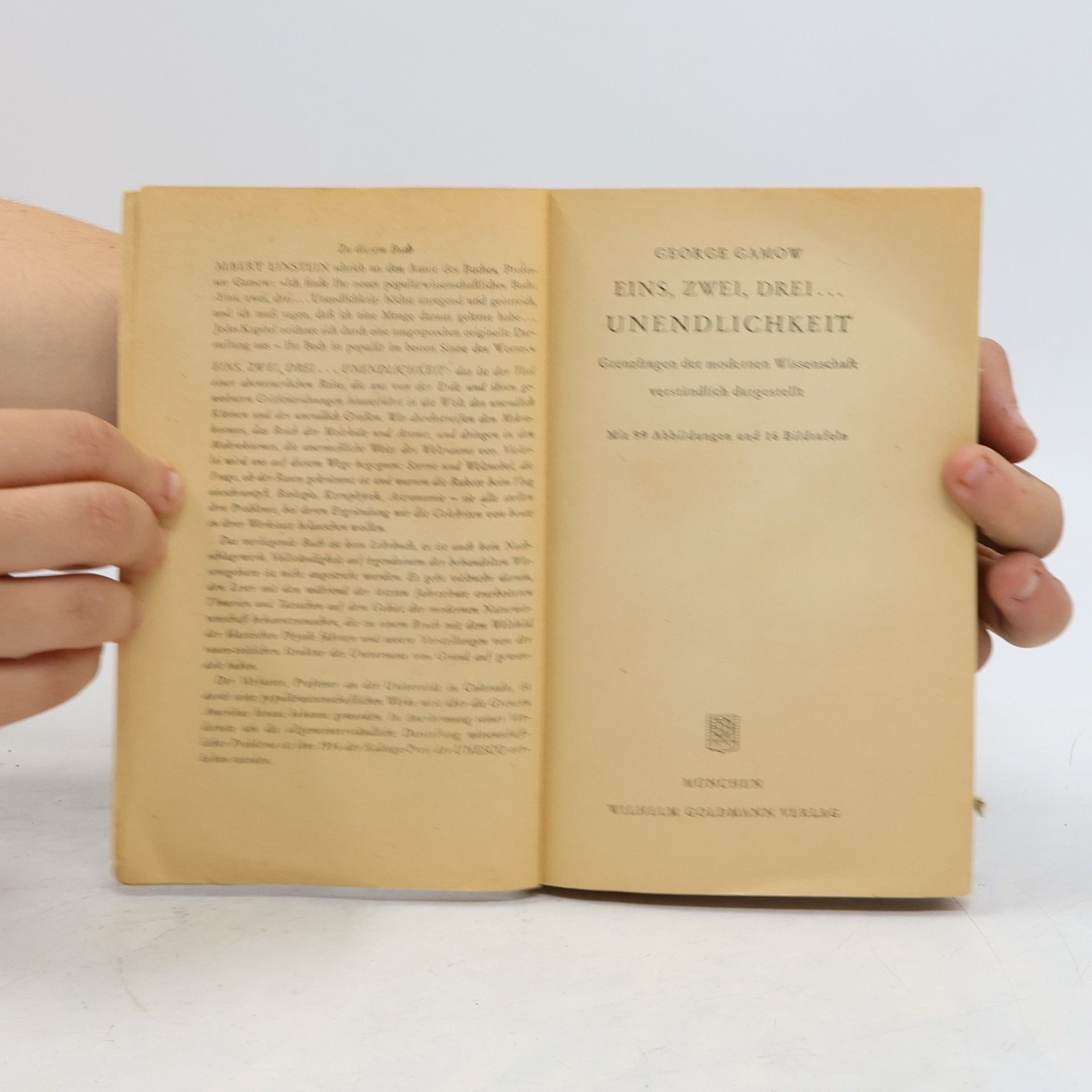 George Gamow Eins, zwei, drei ... Unendlichkeit