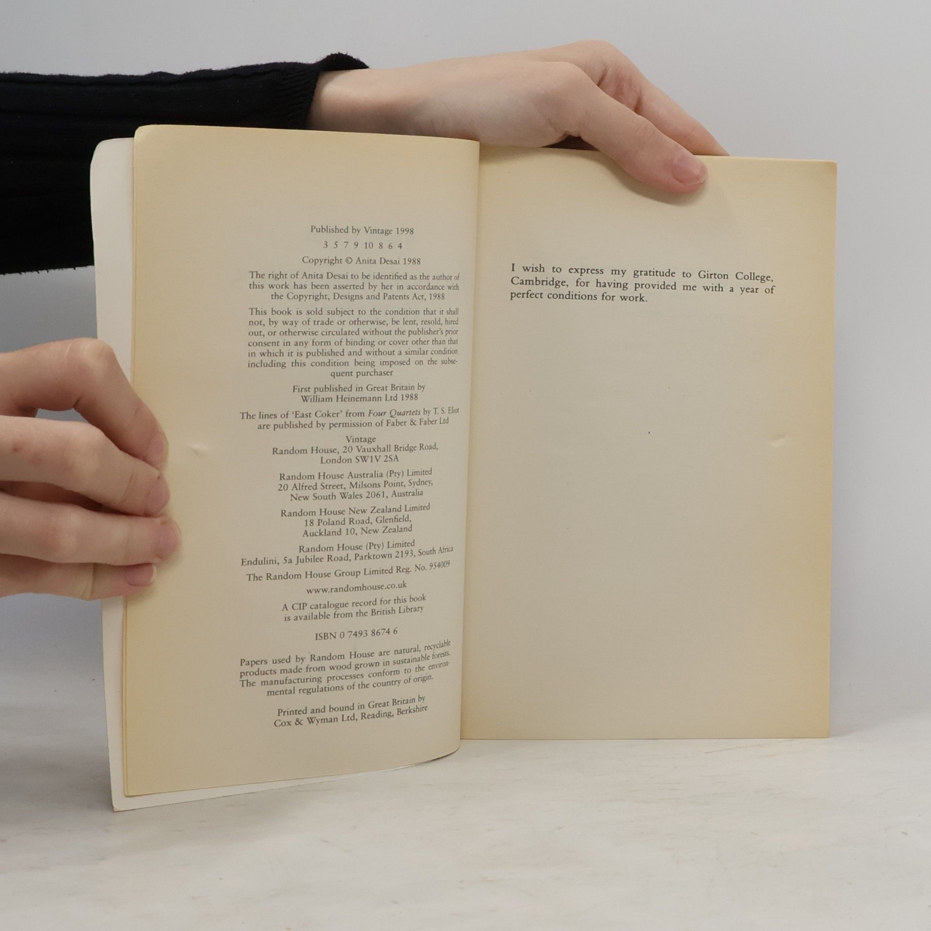 Anita Desai Baumgartner´s Bombay