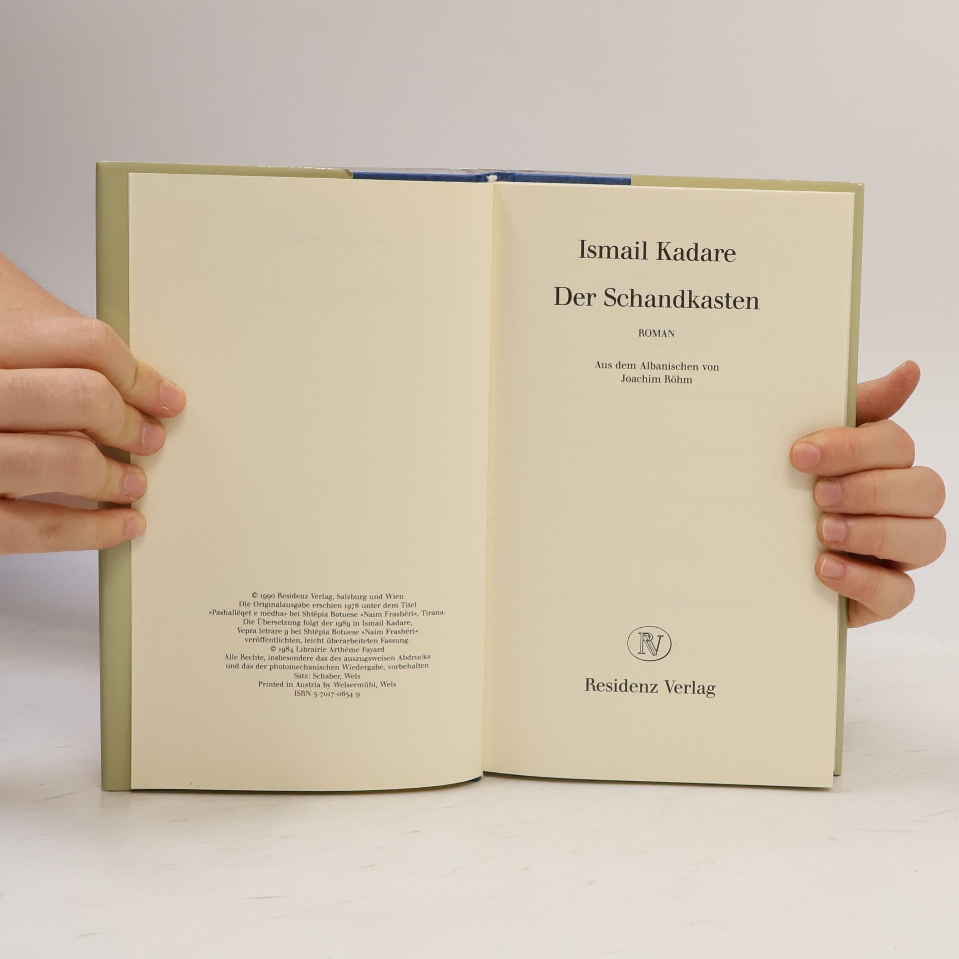 Ismail Kadare Der Schandkasten