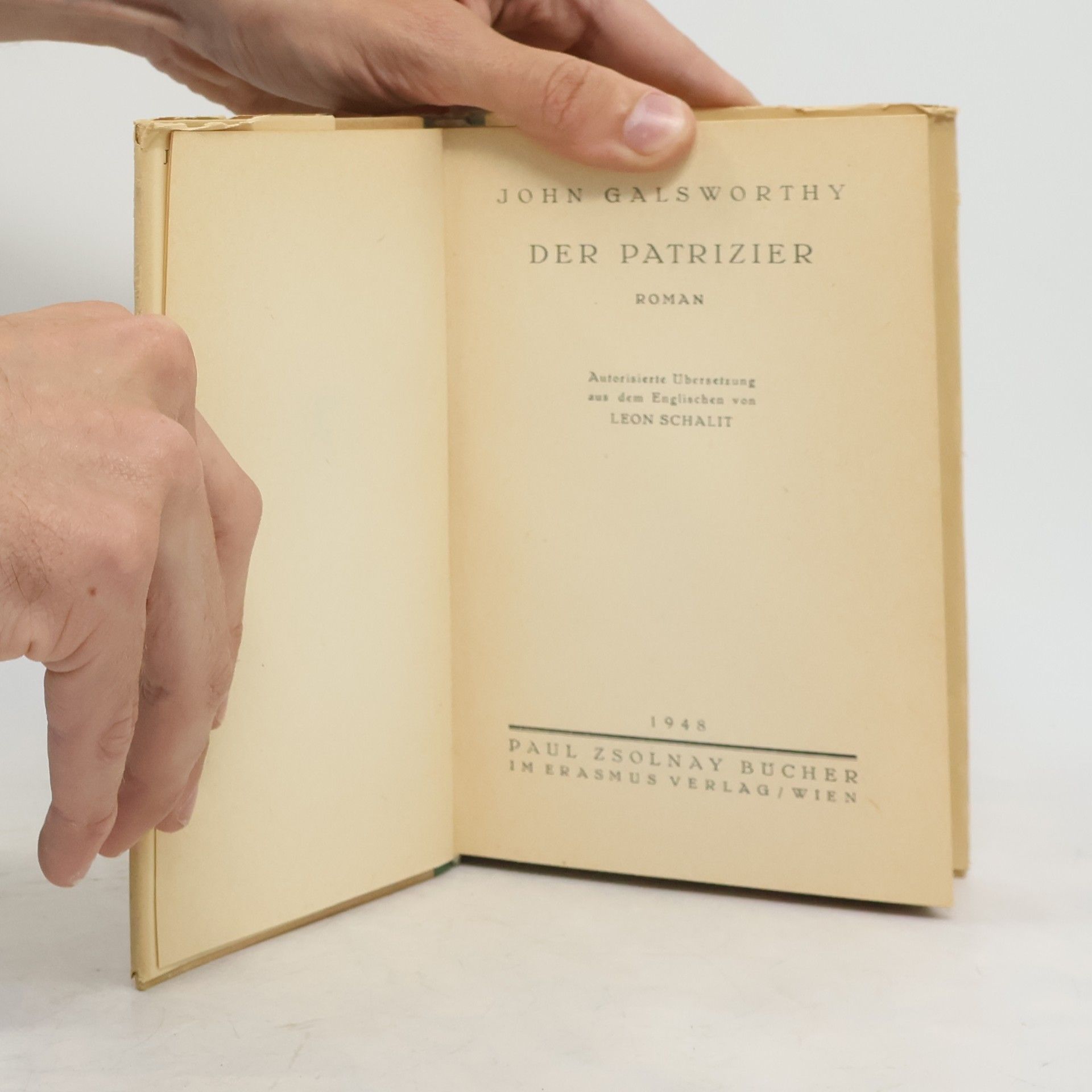 John Galsworthy Der Patrizier