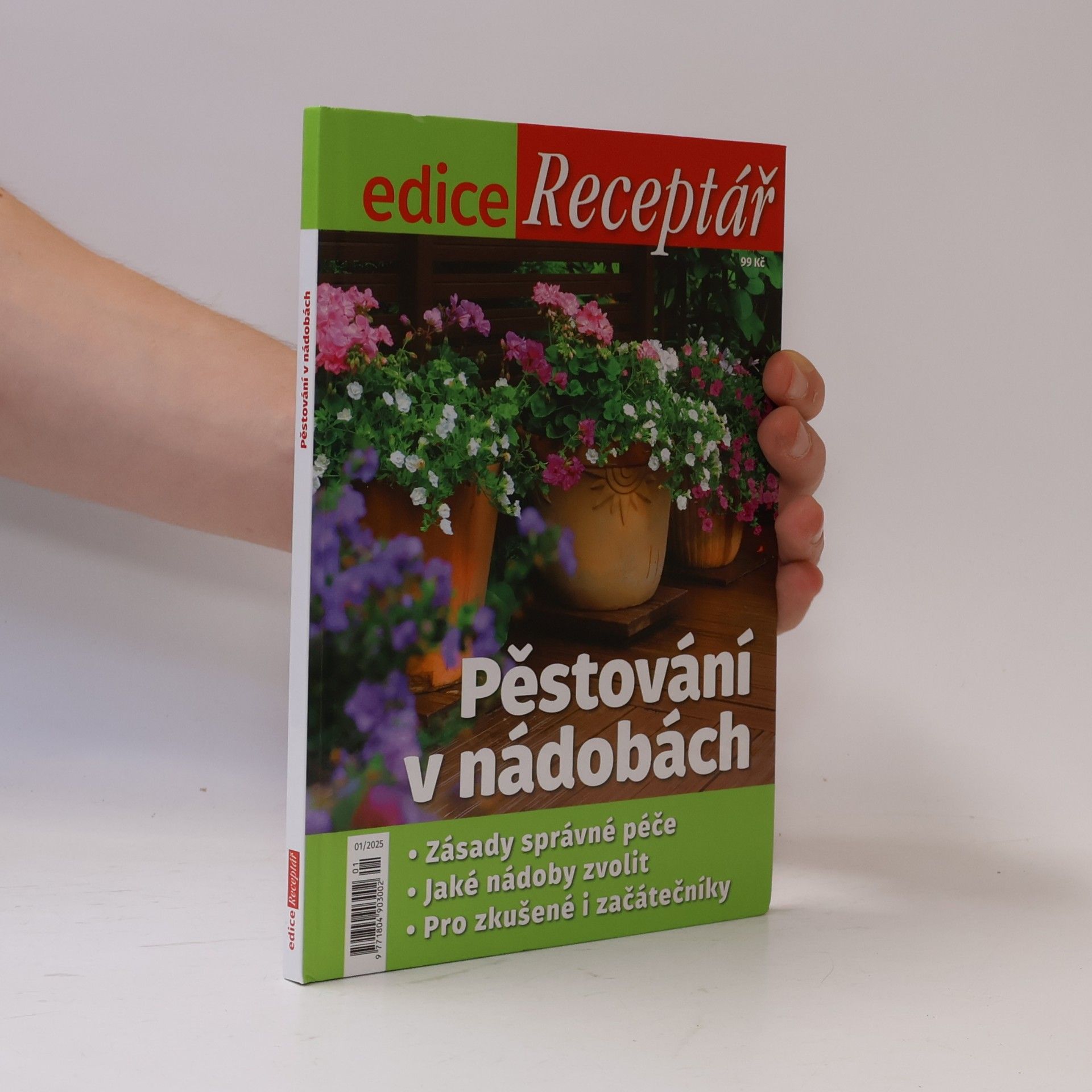 Kolektiv autorů Edice Receptář 1/2025 Pěstování v nádobách