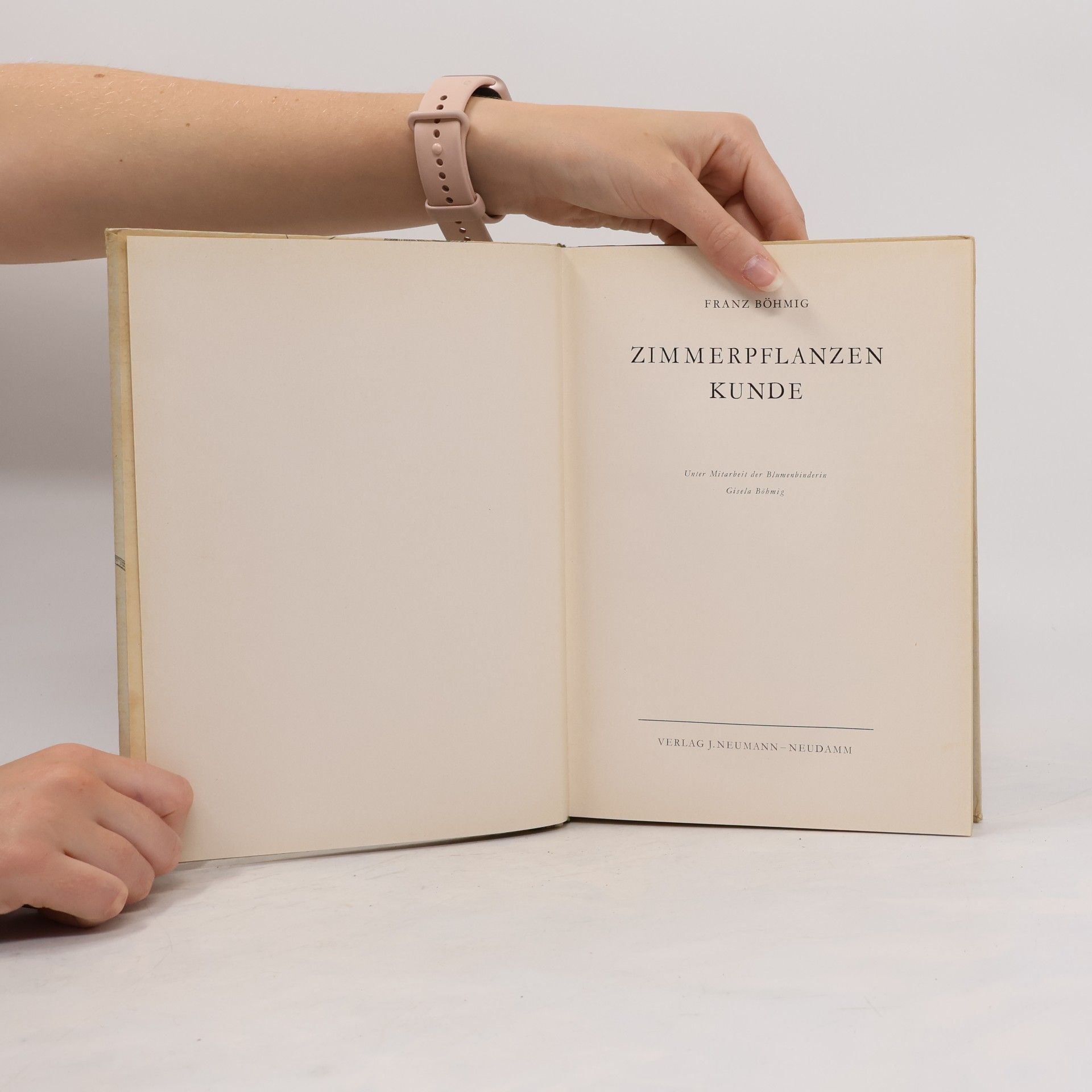 Franz Böhmig Zimmerpflanzenkunde