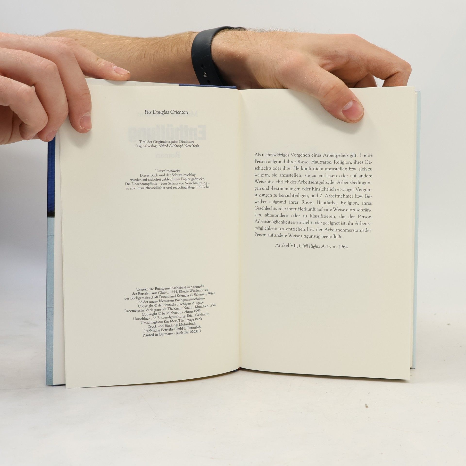 Michael Crichton Enthüllung
